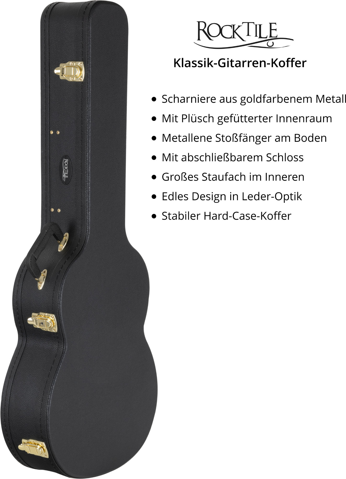 Rocktile Koffer für Klassik-Gitarre Abbildung 3