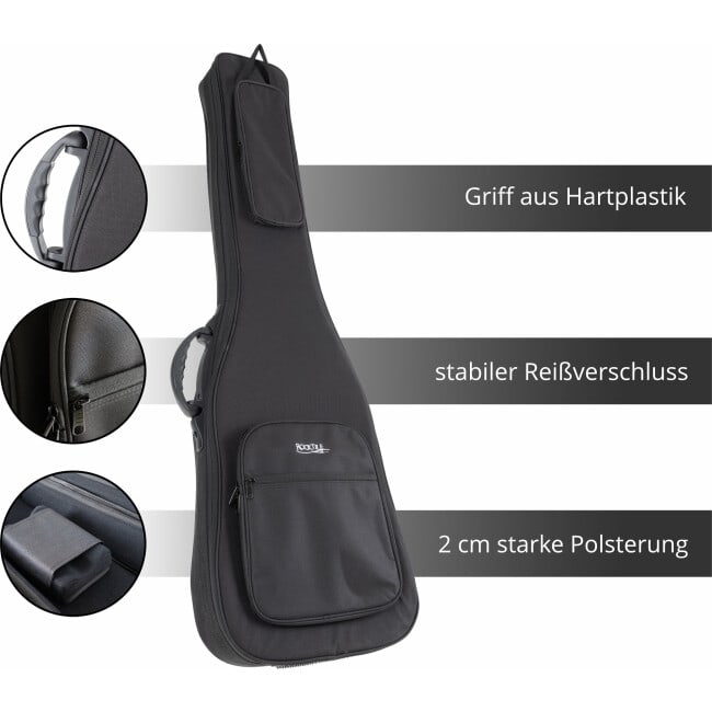 Rocktile EBSC-2124BK Softcase für E-Bass Abbildung 3