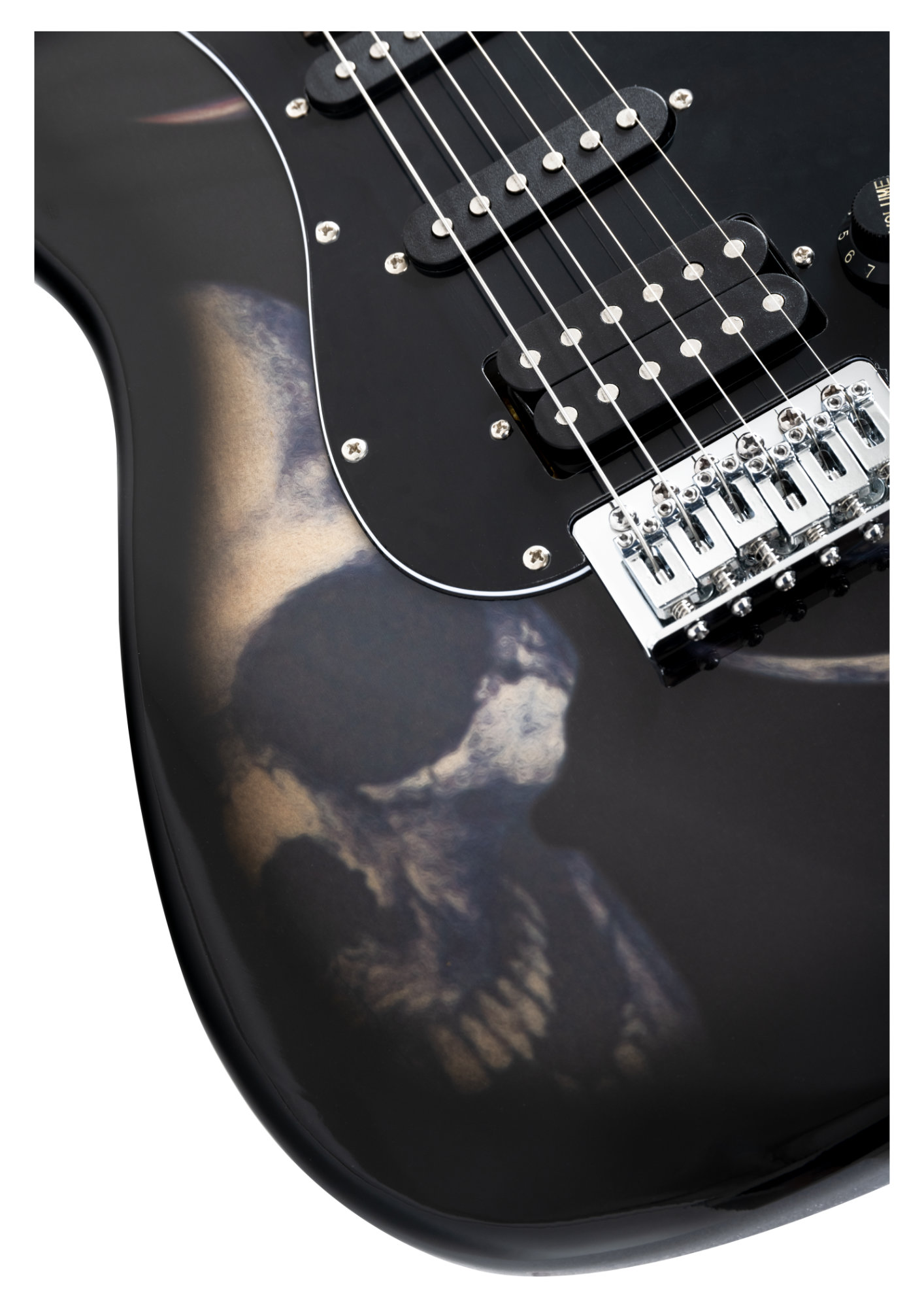 Rocktile Pro ST60-SK E-Gitarre Skull Abbildung 4