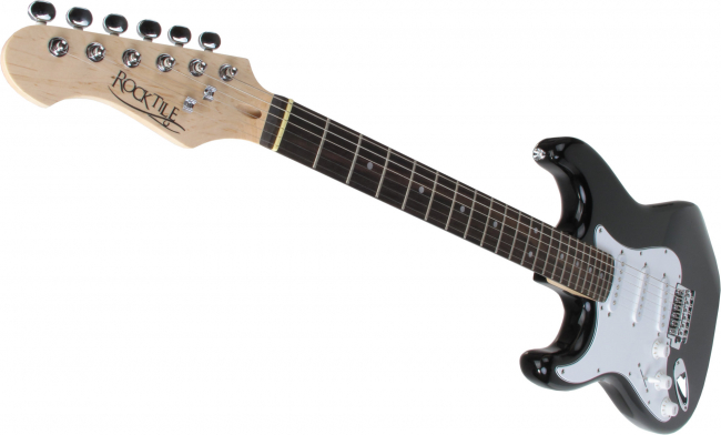 Rocktile Pro ST3-BK/RW-L Linkshänder (Lefty) E-Gitarre Black Abbildung 5