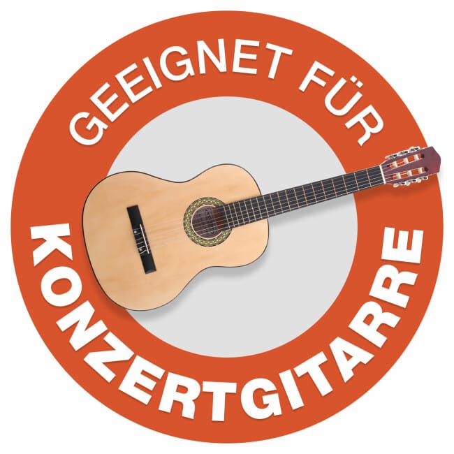 Rocktile Klassik-Gitarrentasche - gepolstert mit Rucksackgarnitur Blau Abbildung 7