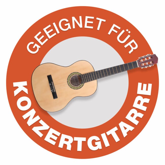 Rocktile Klassik-Gitarrentasche 3/4 & 7/8 - gepolstert mit Rucksackgarnitur schwarz Abbildung 7