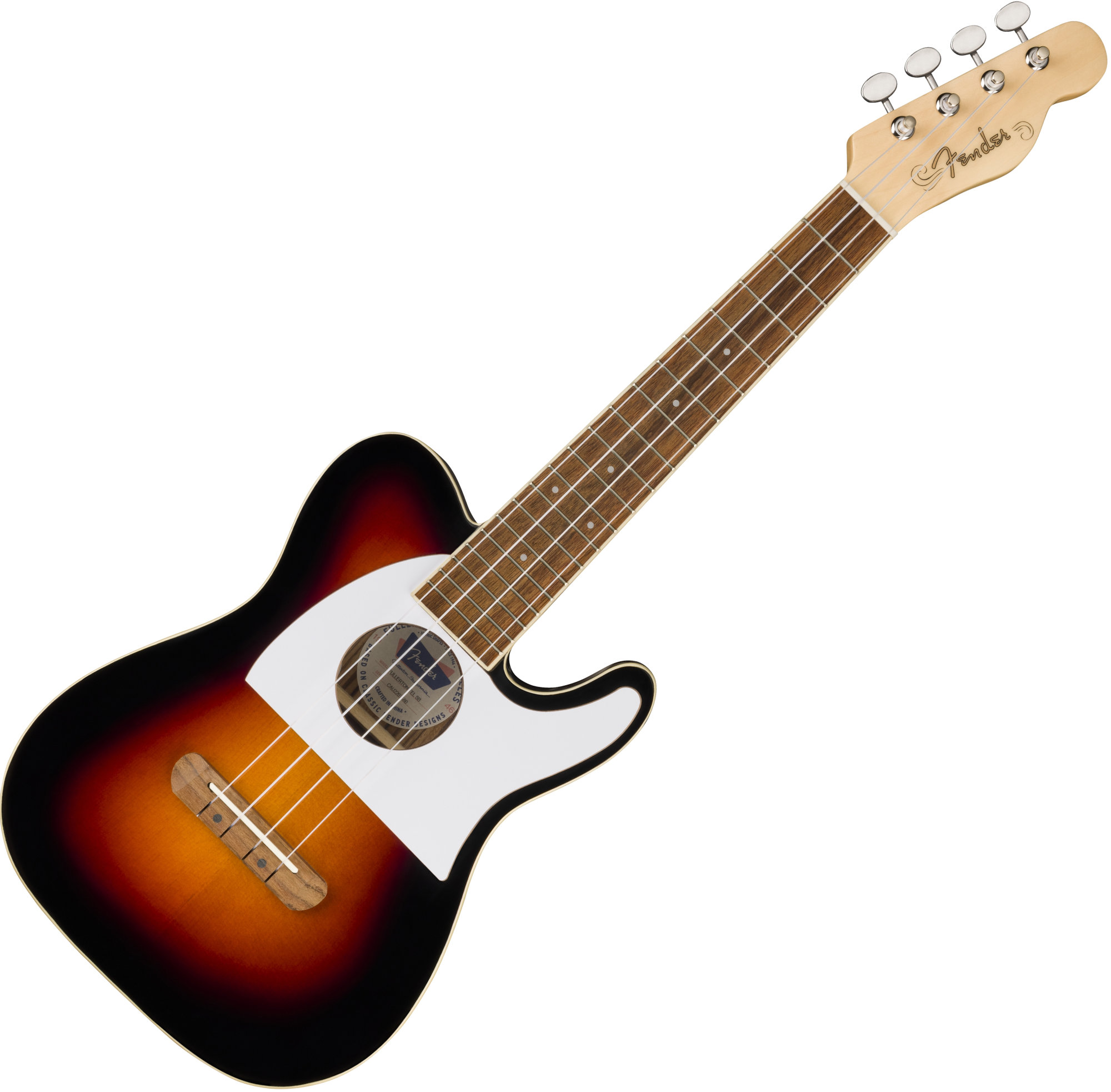 Fender Fullerton Tele Ukulele 2-Color Sunburst