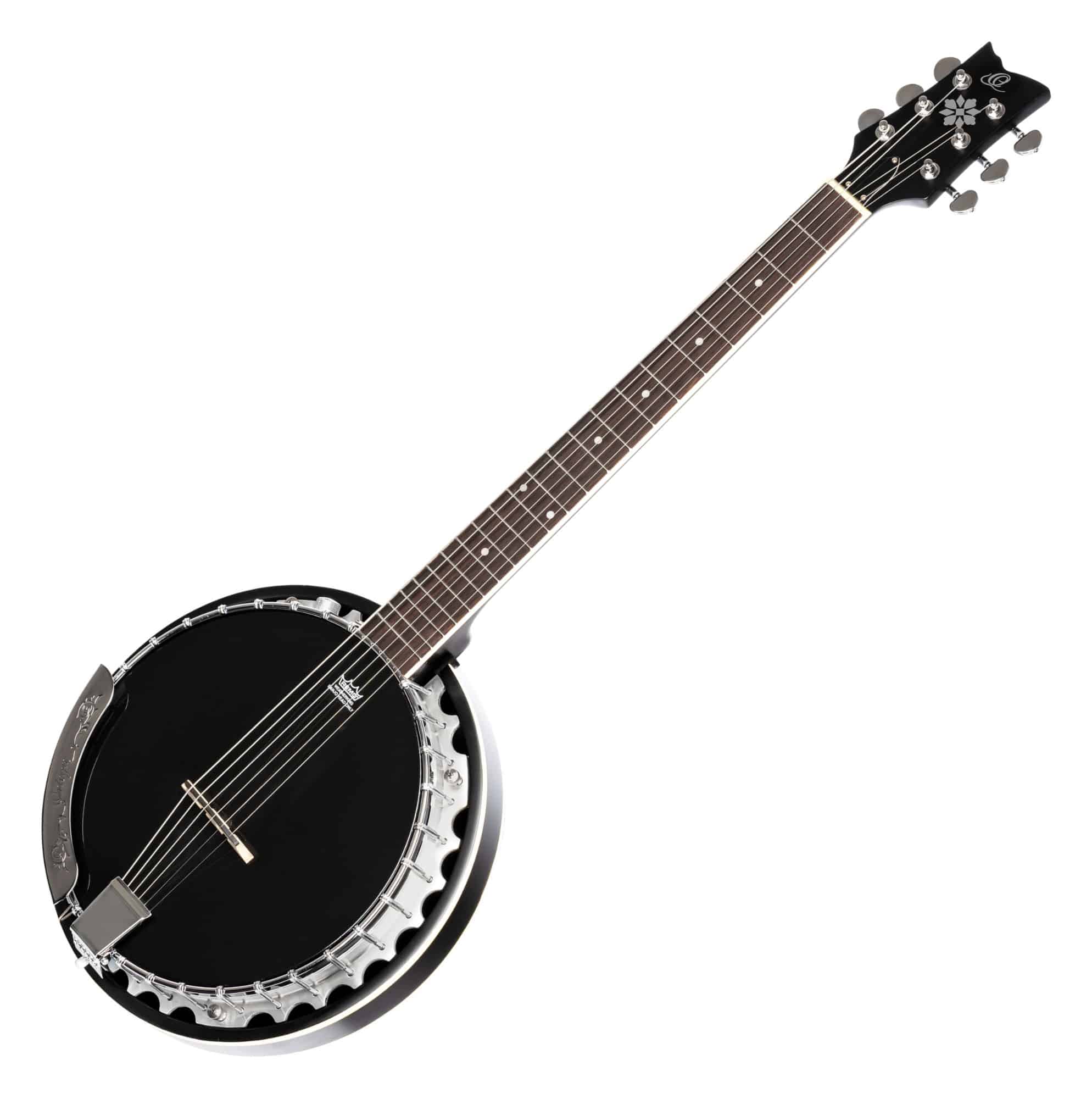 Ortega OBJE350/6-SBK 6-String Banjo