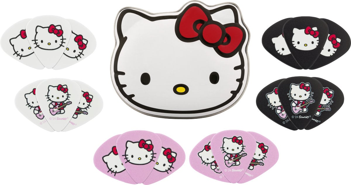 Fender x Hello Kitty Plektrendose 18er Pack