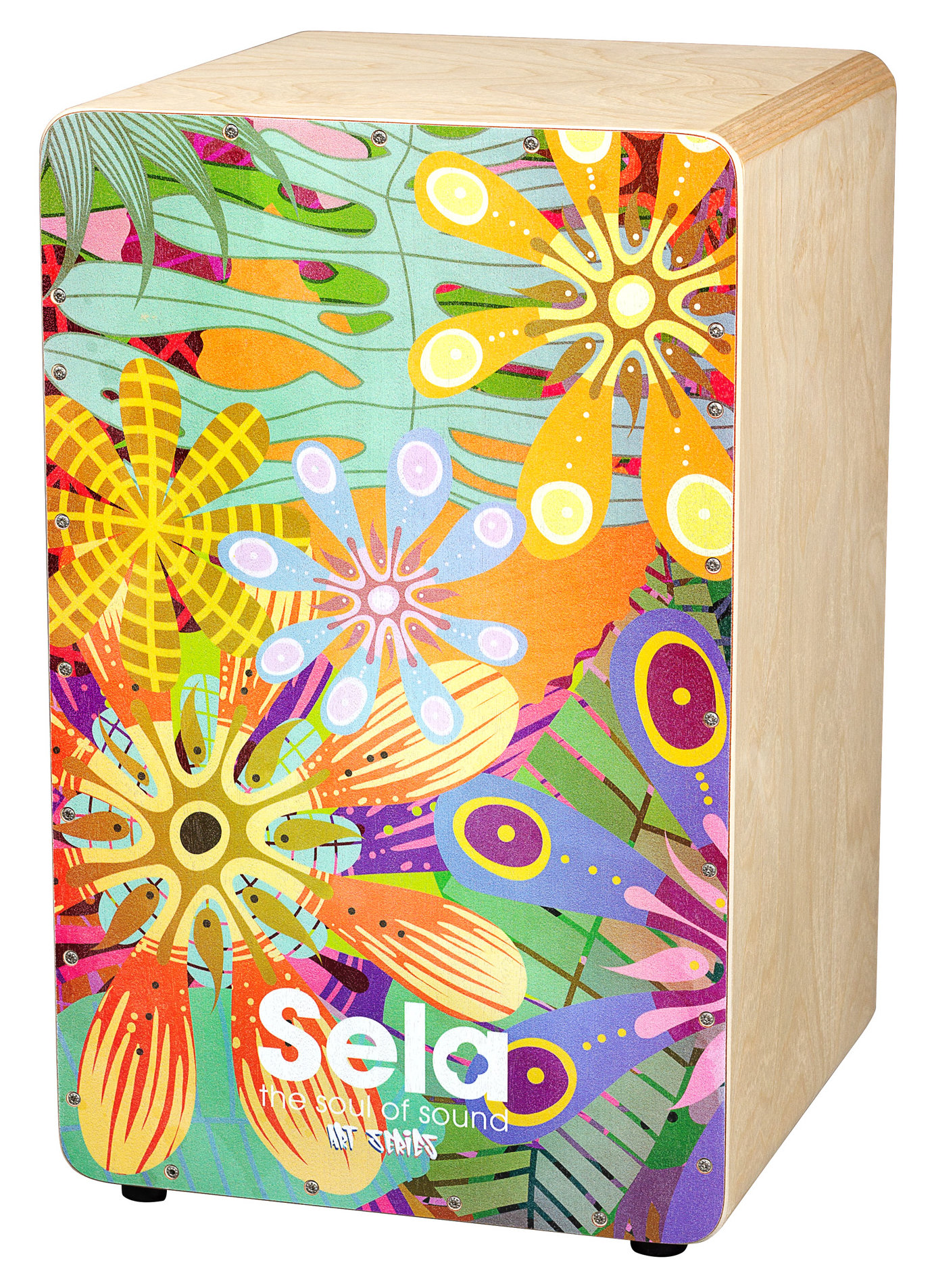 Sela SE 179 Art Series Cajon Flower Power