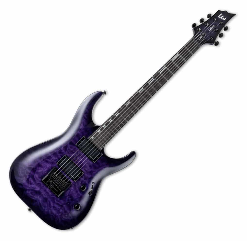 ESP LTD H-1000 Evertune See Thru Purple Sunburst  - Retoure (Zustand: sehr gut)