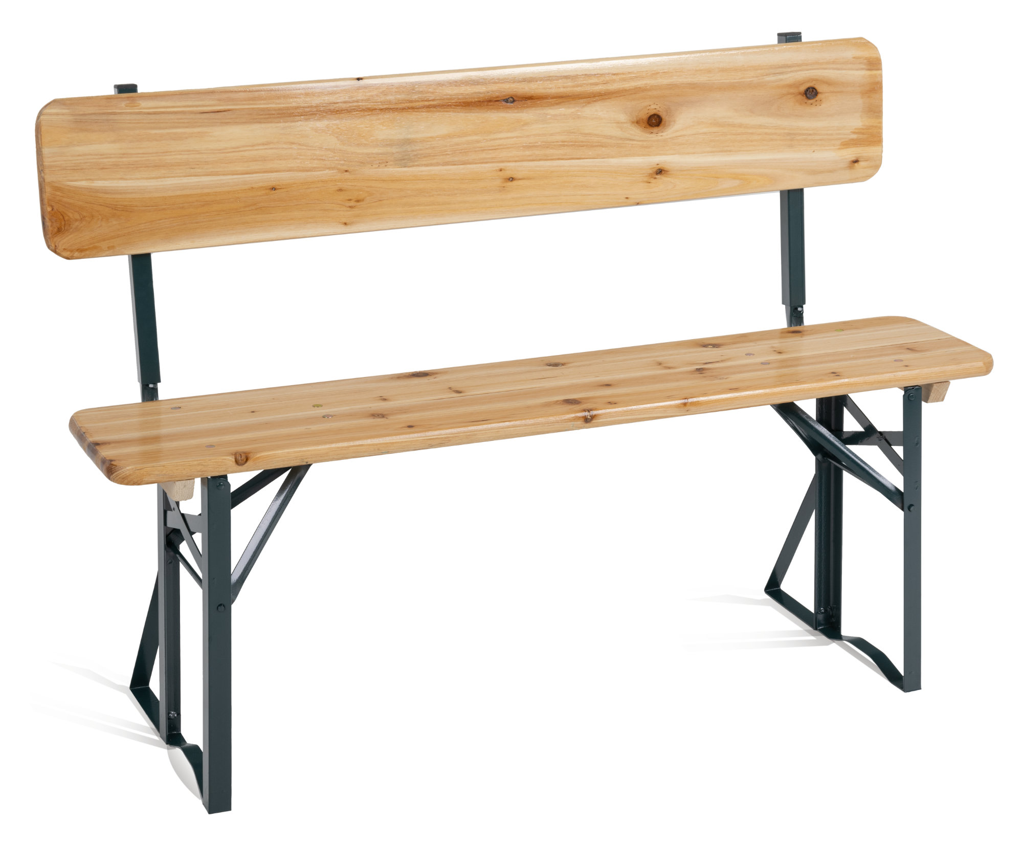 Stagecaptain BBB-119 Hirschgarten Bierzeltbank mit Lehne 119 cm Natur  - Retoure (Zustand: gut)