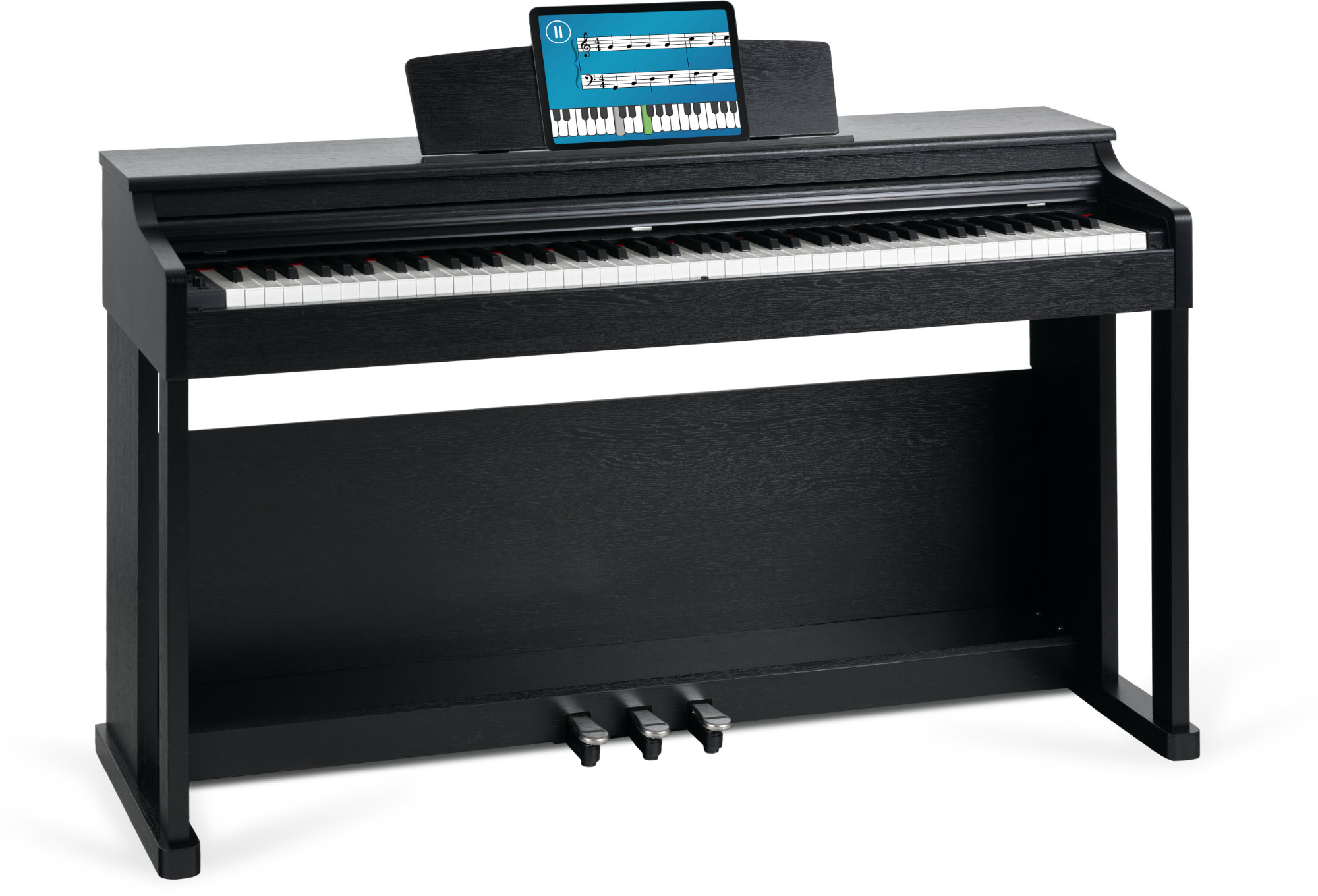 McGrey DP-19 SM E-Piano Schwarz matt  - Retoure (Zustand: gut)