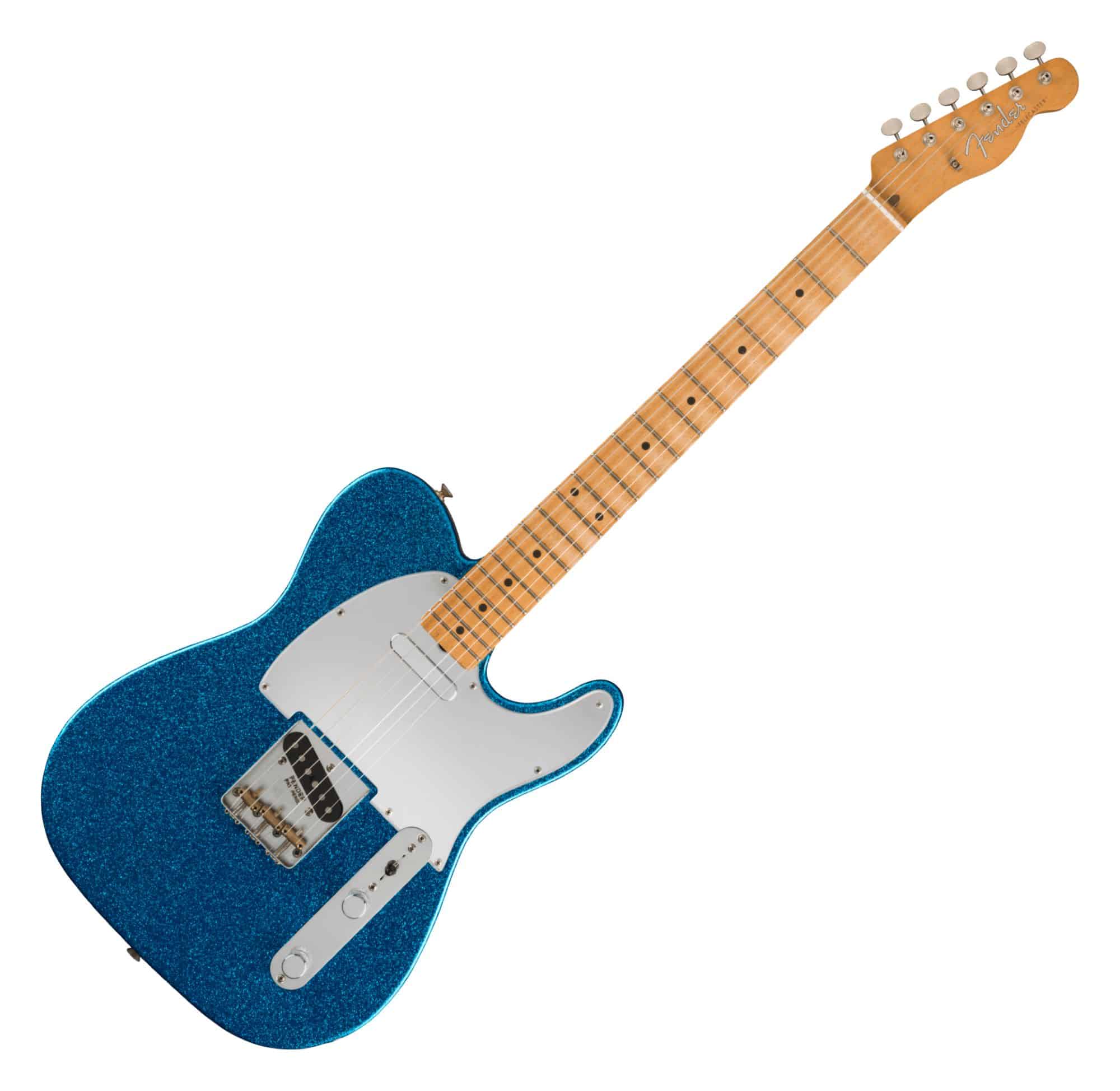 Fender J Mascis Telecaster MN Bottle Rocket Blue Flake  - 1A Showroom Modell (Zustand: wie neu, in OVP)