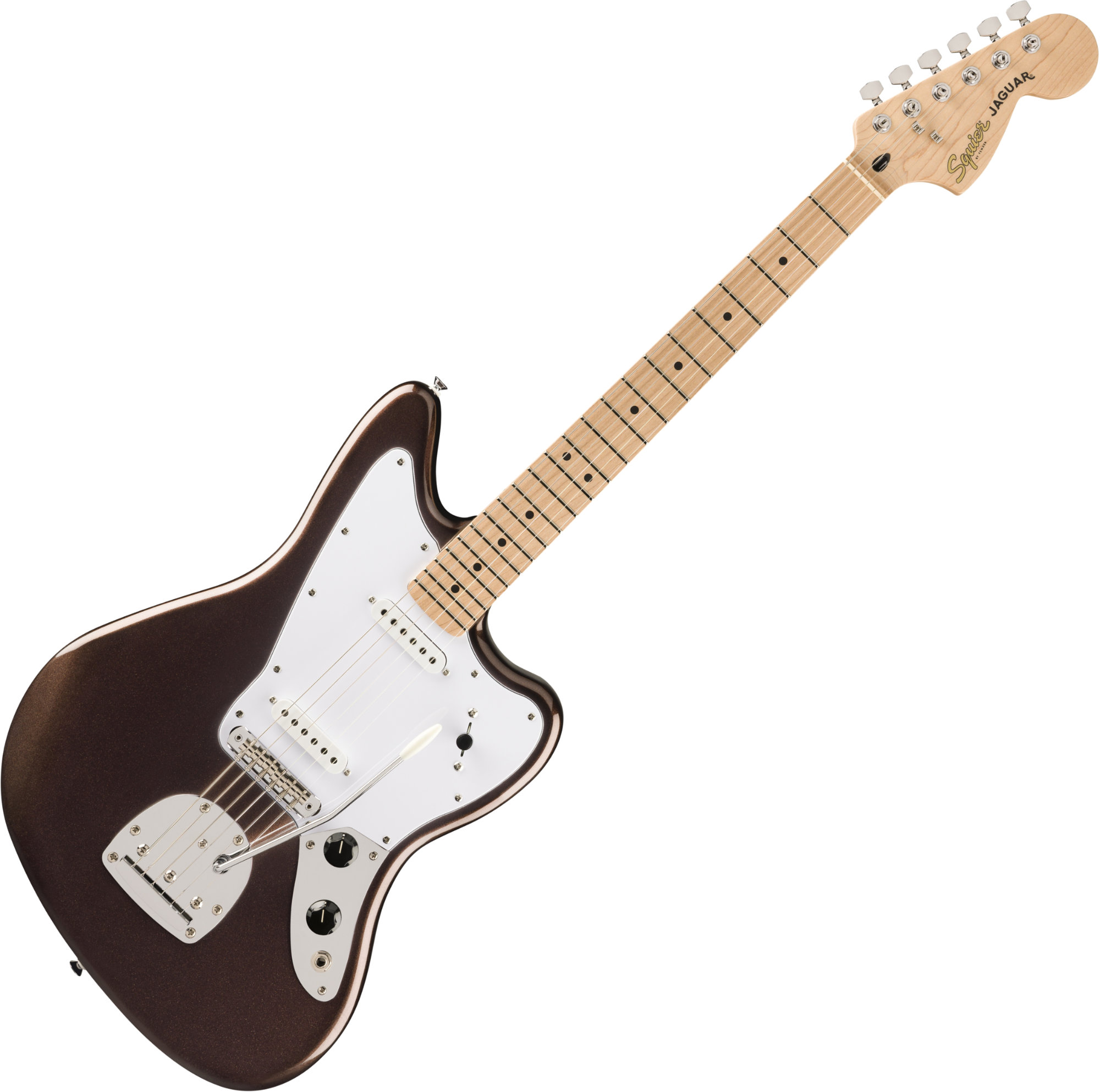 Squier Affinity Series Jaguar Metallic Brown