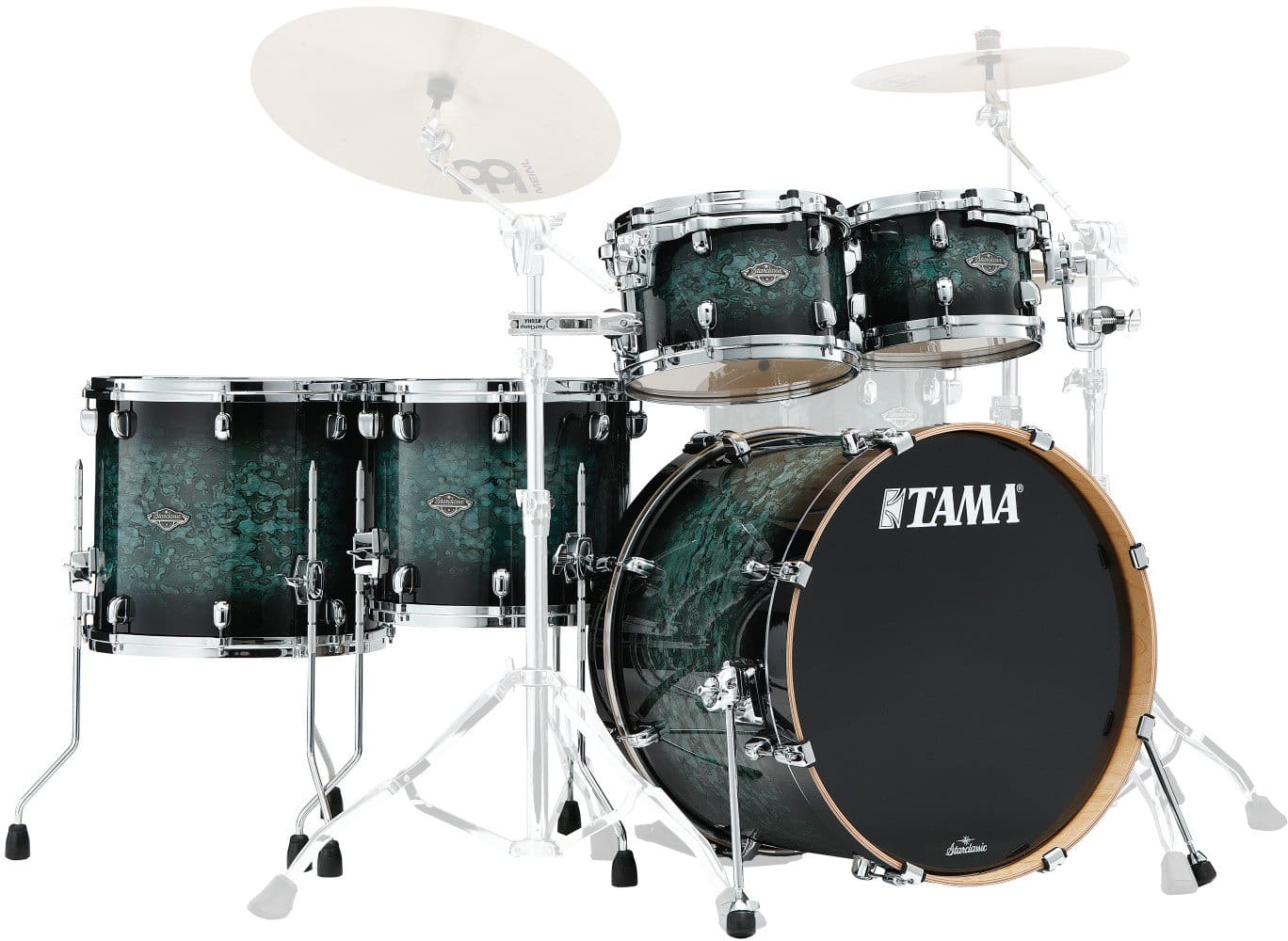 Tama MBS52RZS-MSL Starclassic Performer Shellkit Molten Steel Burst