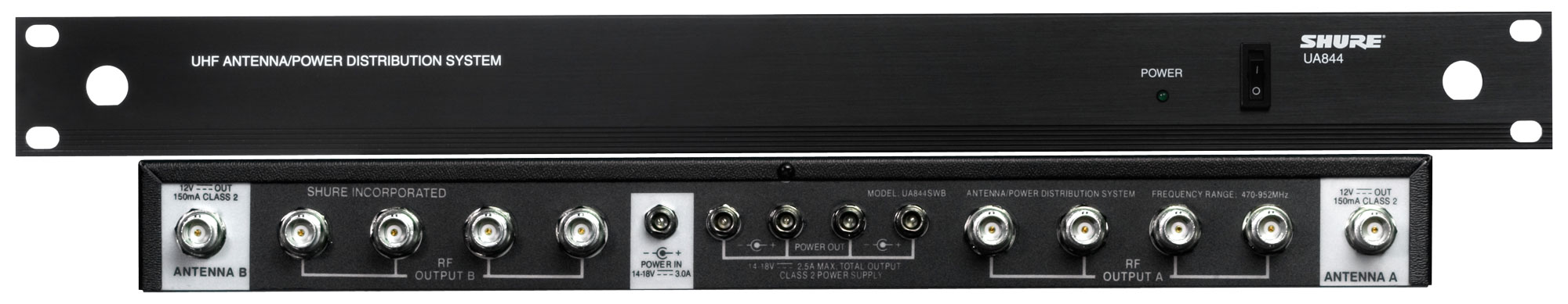 Shure UA844+ Z18 Aktiver Antennensplitter  - Retoure (Zustand: gut)