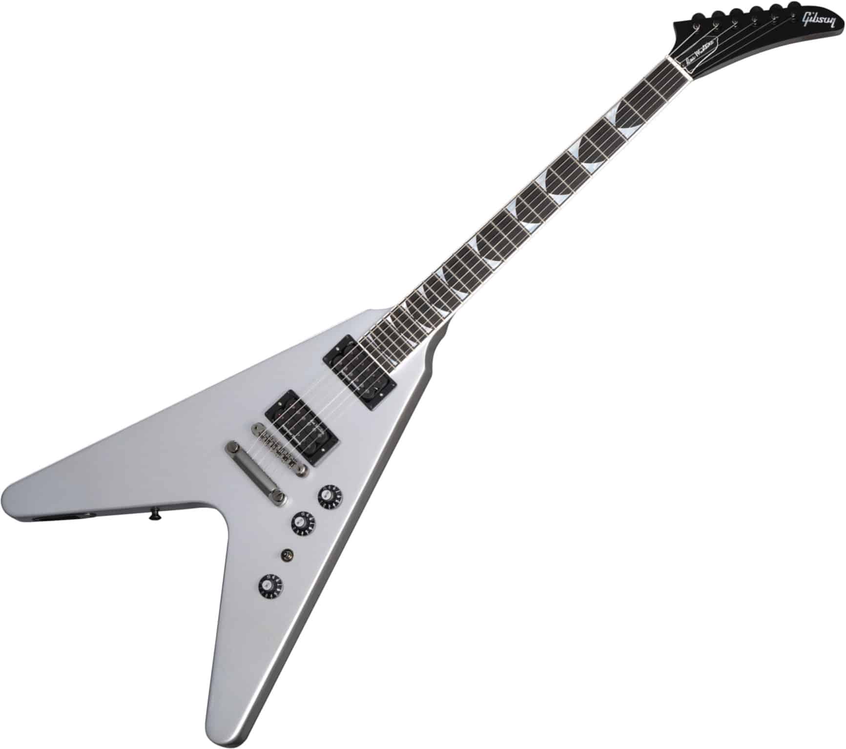 Gibson Dave Mustaine Flying V EXP Silver Metallic