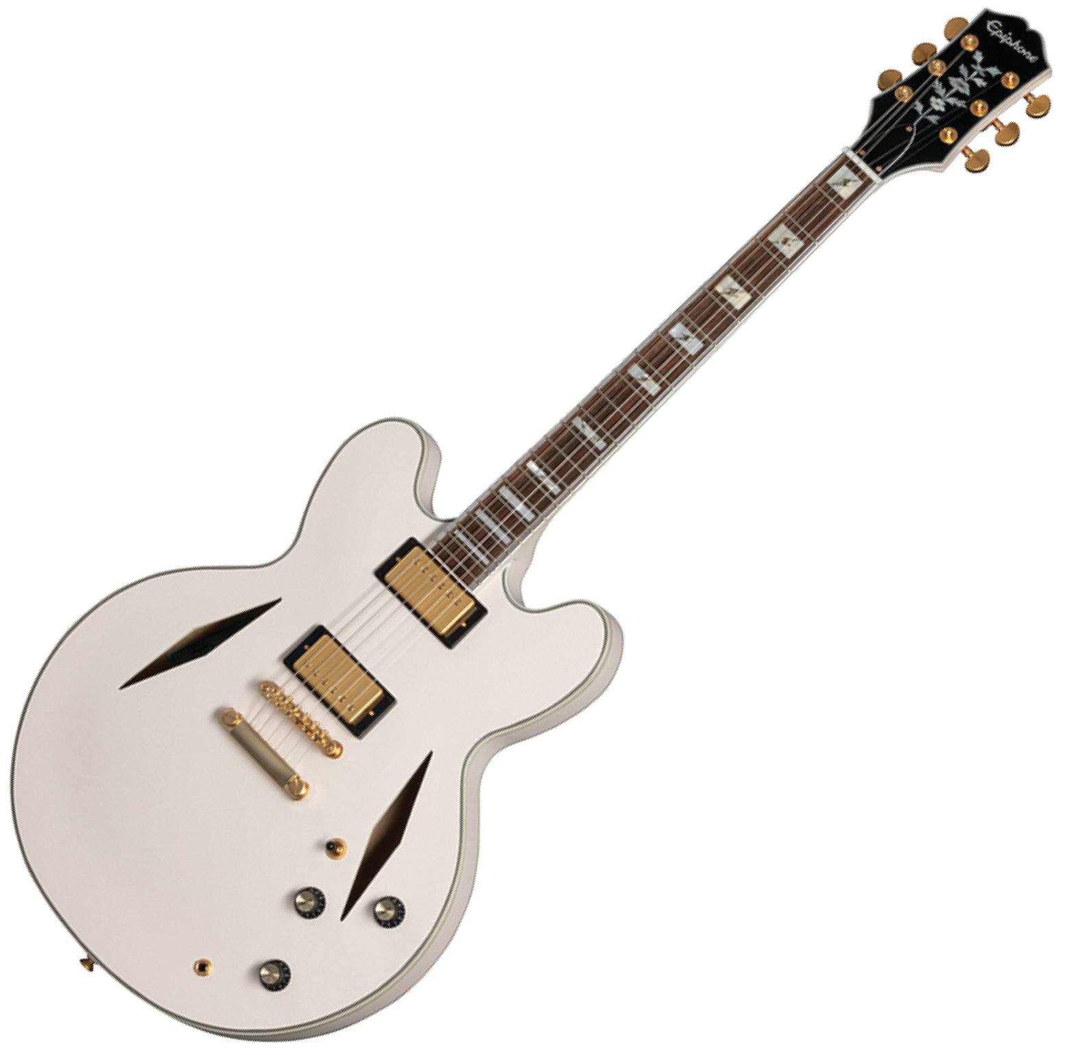 Epiphone Emily Wolfe "White Wolfe" Sheraton Aged Bone White  - Retoure (Zustand: sehr gut)