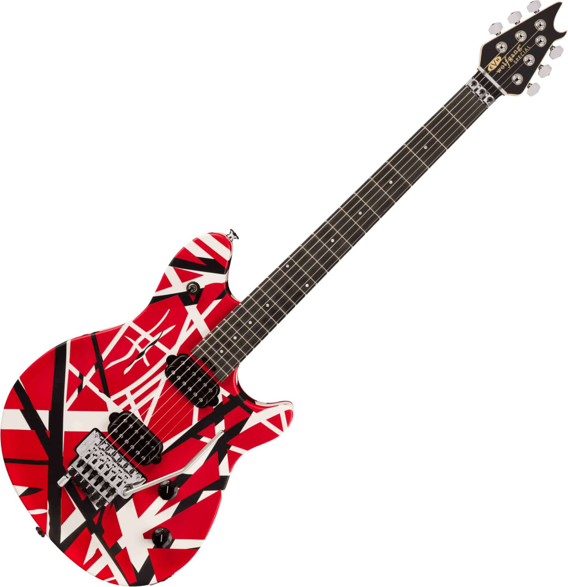 EVH Wolfgang Special Striped Series Red Black White