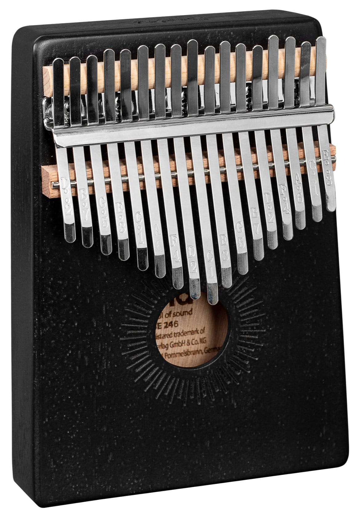 Sela SE 246 Kalimba Mahagoni 17 Schwarz