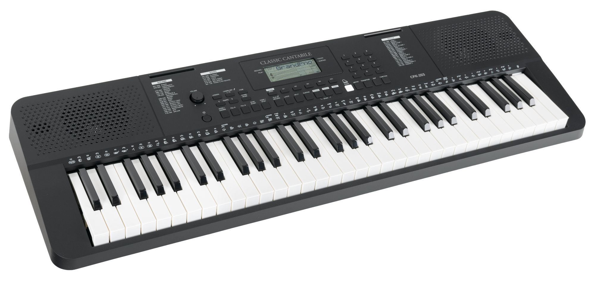 Classic Cantabile CPK-203 Keyboard  - Retoure (Zustand: akzeptabel)