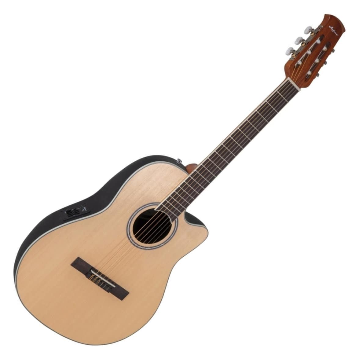 Applause AB24CS-4S Standard Mid Depth Gitarre Natural Satin  - 1A Showroom Modell (Zustand: wie neu, in OVP)