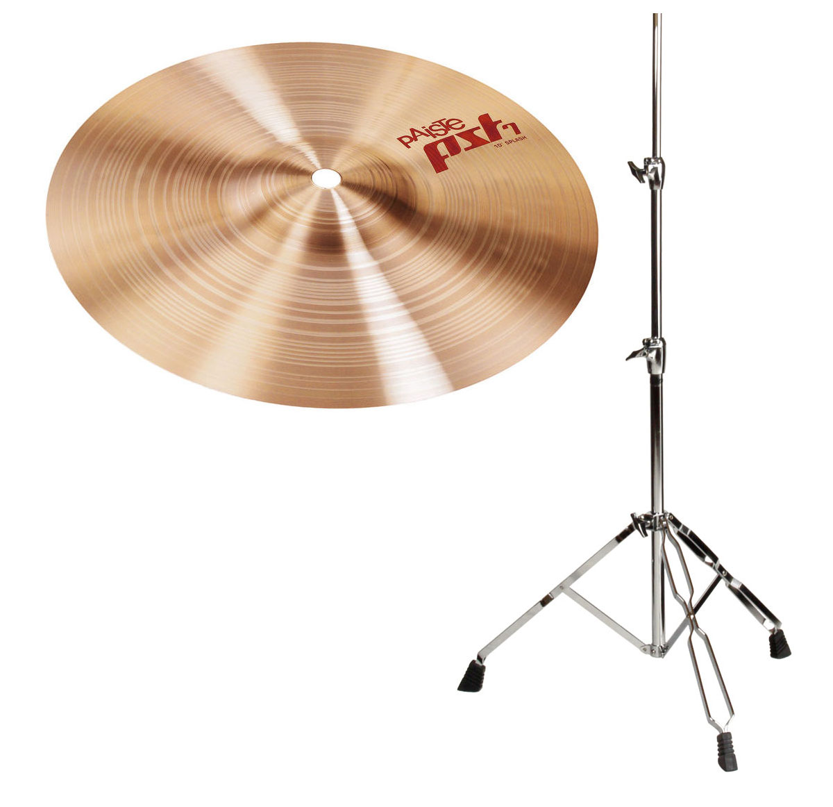 Paiste PST 7 10" Splash + Ständer Set