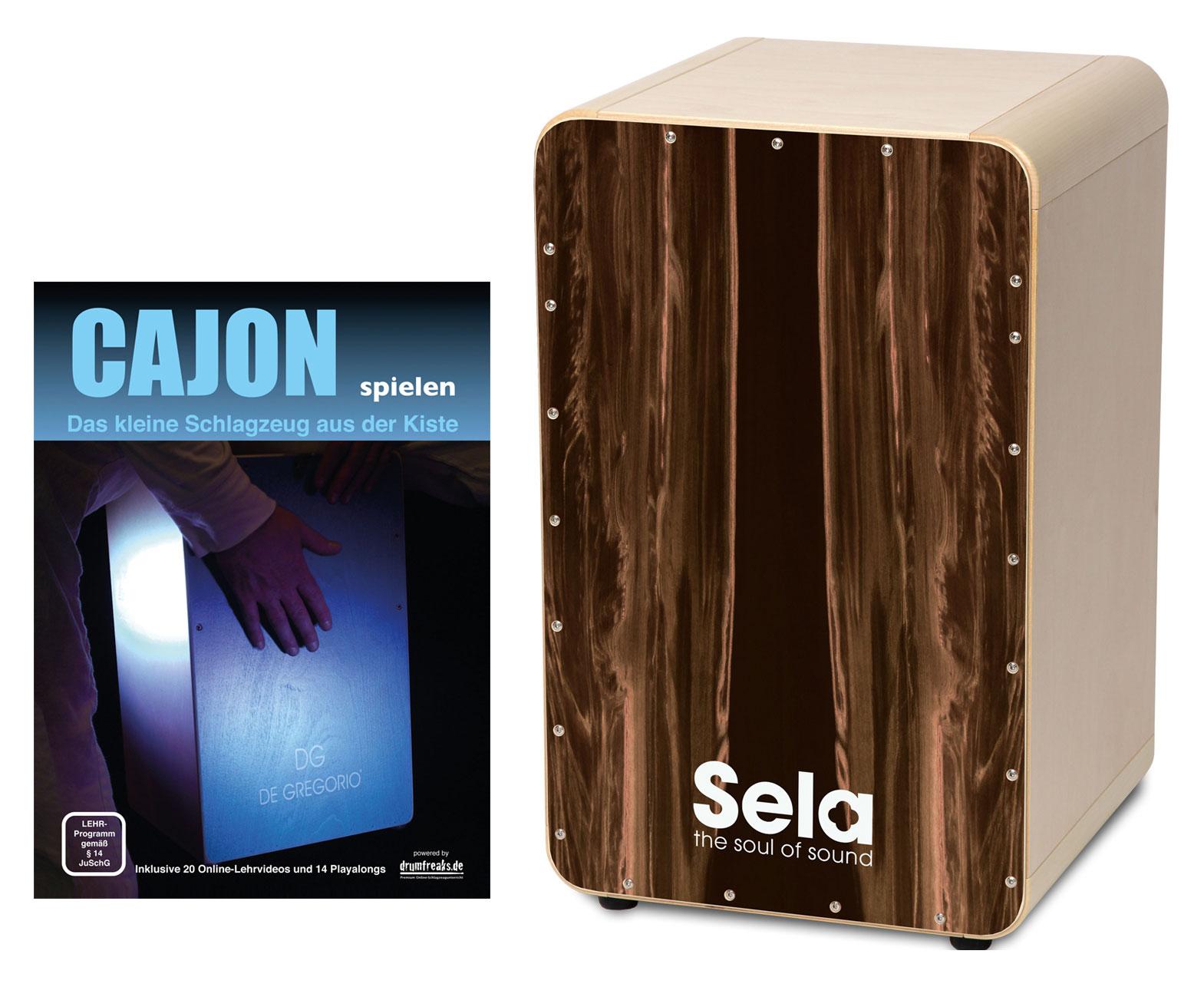 Sela SE 105 CaSela Dark Nut Set inkl. Cajonschule