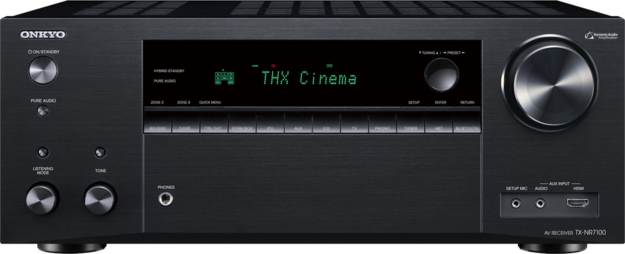 Onkyo TX-NR7100 M2 Atmos Receiver schwarz