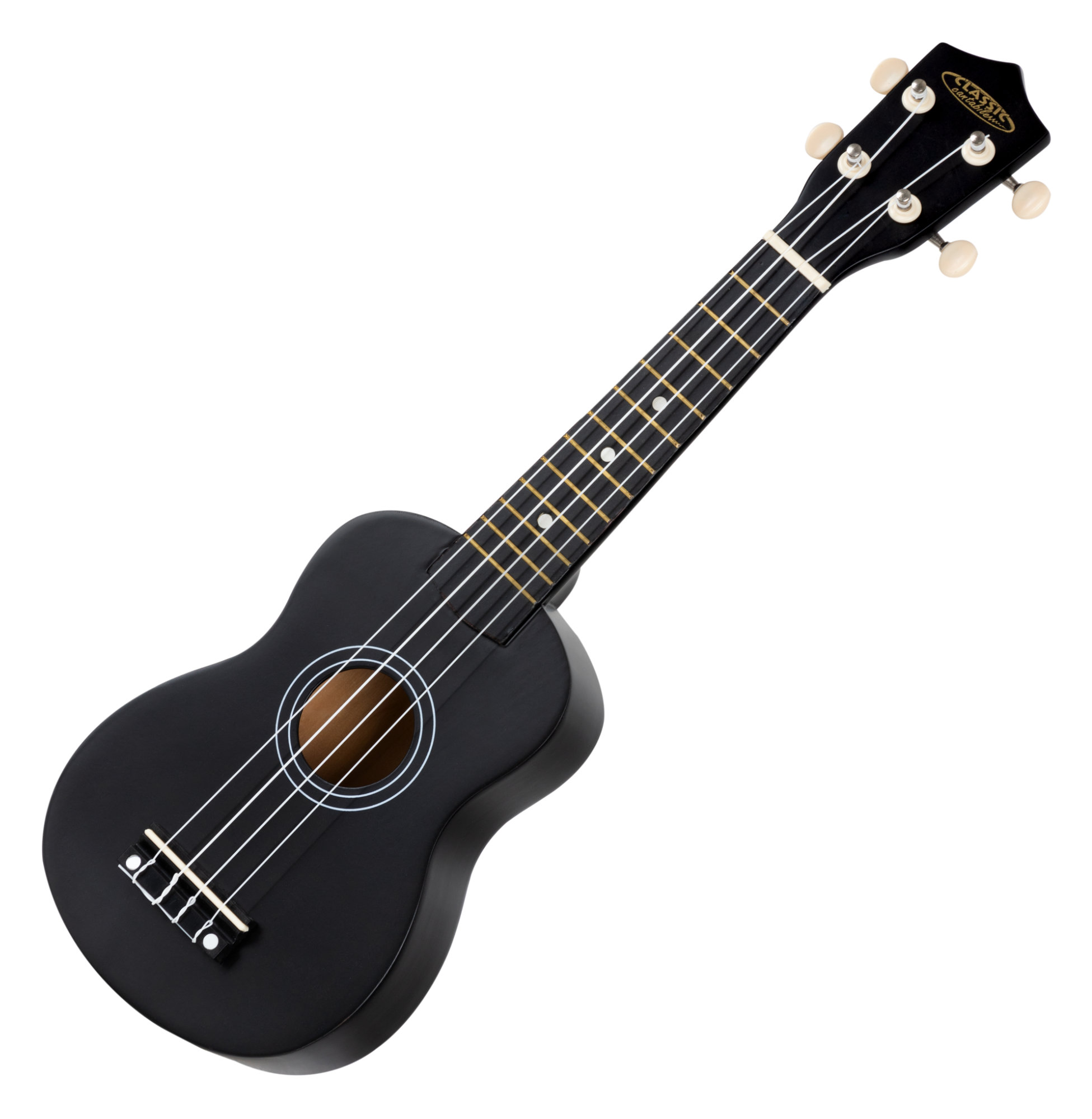 Classic Cantabile US-50 BK Sopran-Ukulele Schwarz  - Retoure (Zustand: sehr gut)