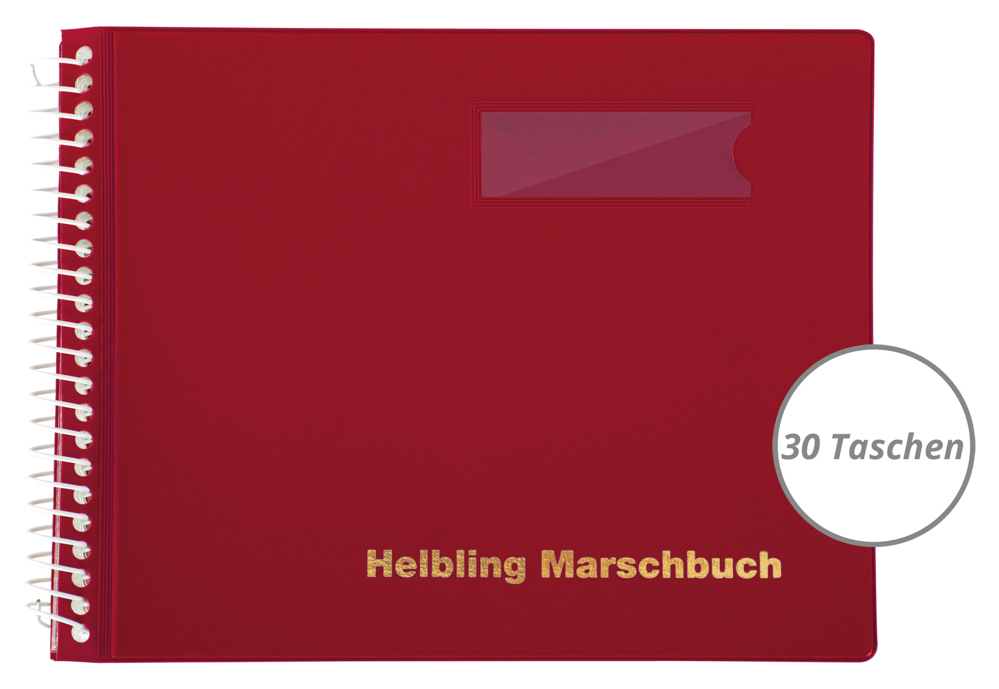 Helbling BMR30 Marschbuch rot 30 Taschen