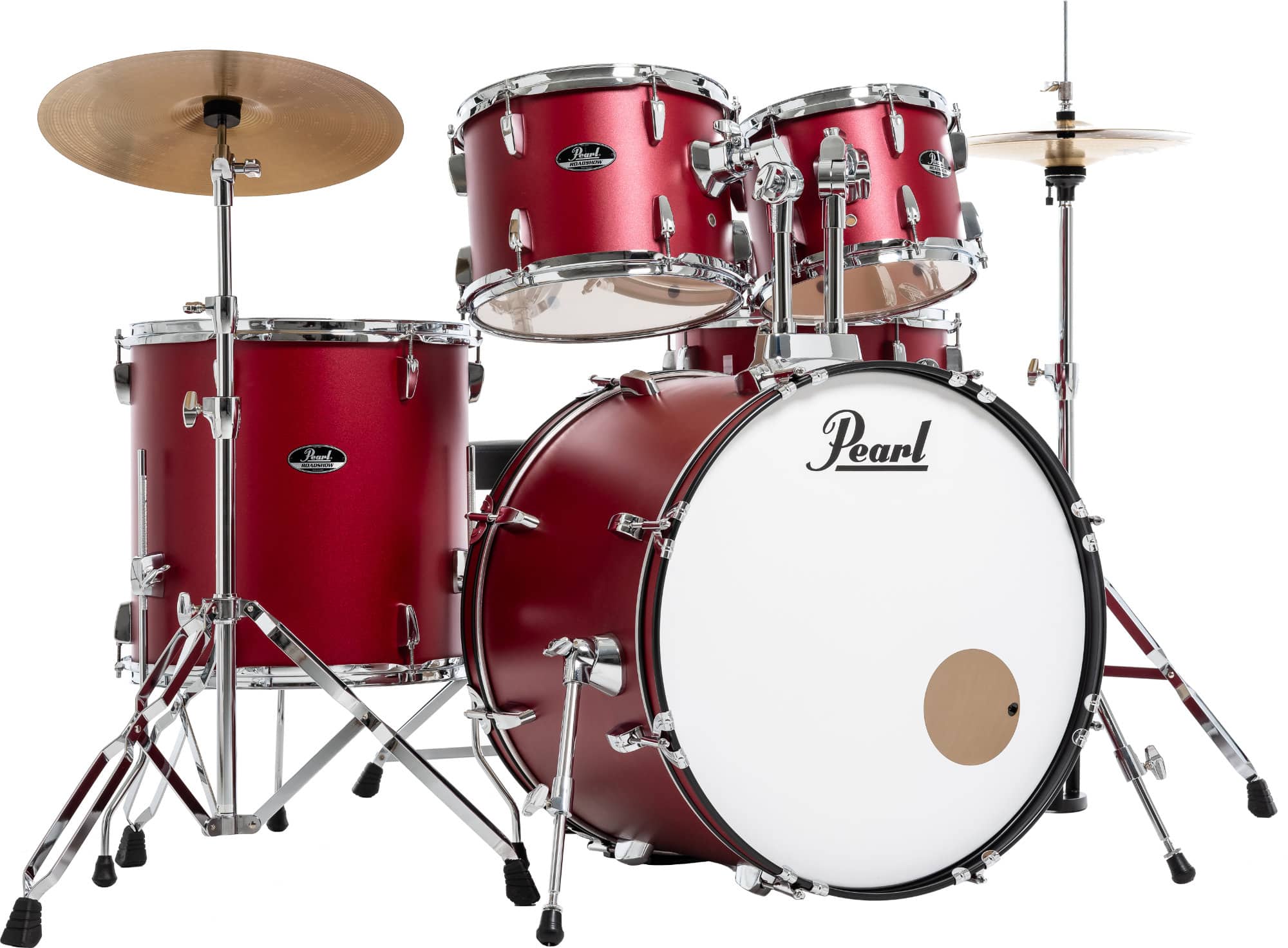 Pearl RS505C/C747 Roadshow Drumset Matte Red