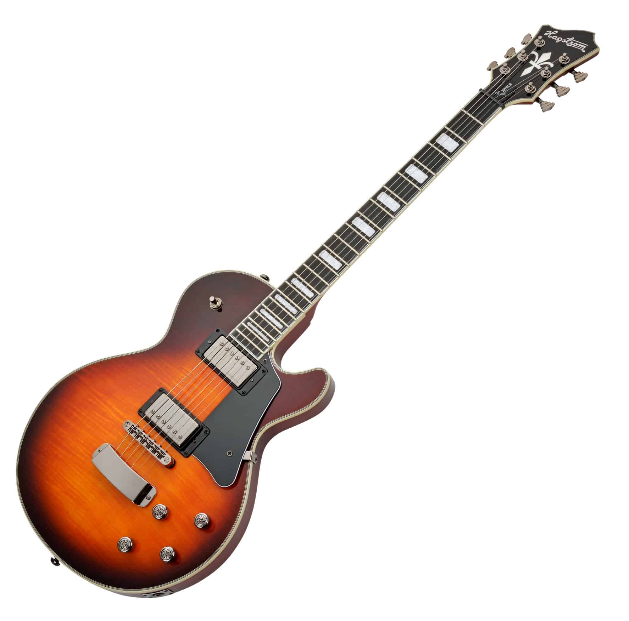 Hagstrom Super Swede E-Gitarre Tiger Burst  - 1A Showroom Modell (Zustand: wie neu, in OVP)