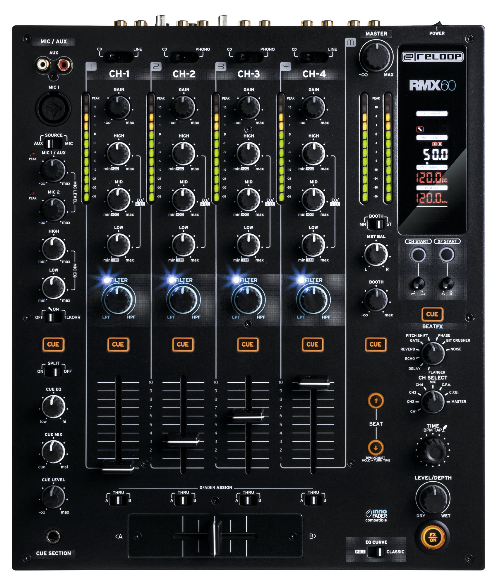 Reloop RMX-60 Digital DJ Mixer  - Retoure (Zustand: sehr gut)