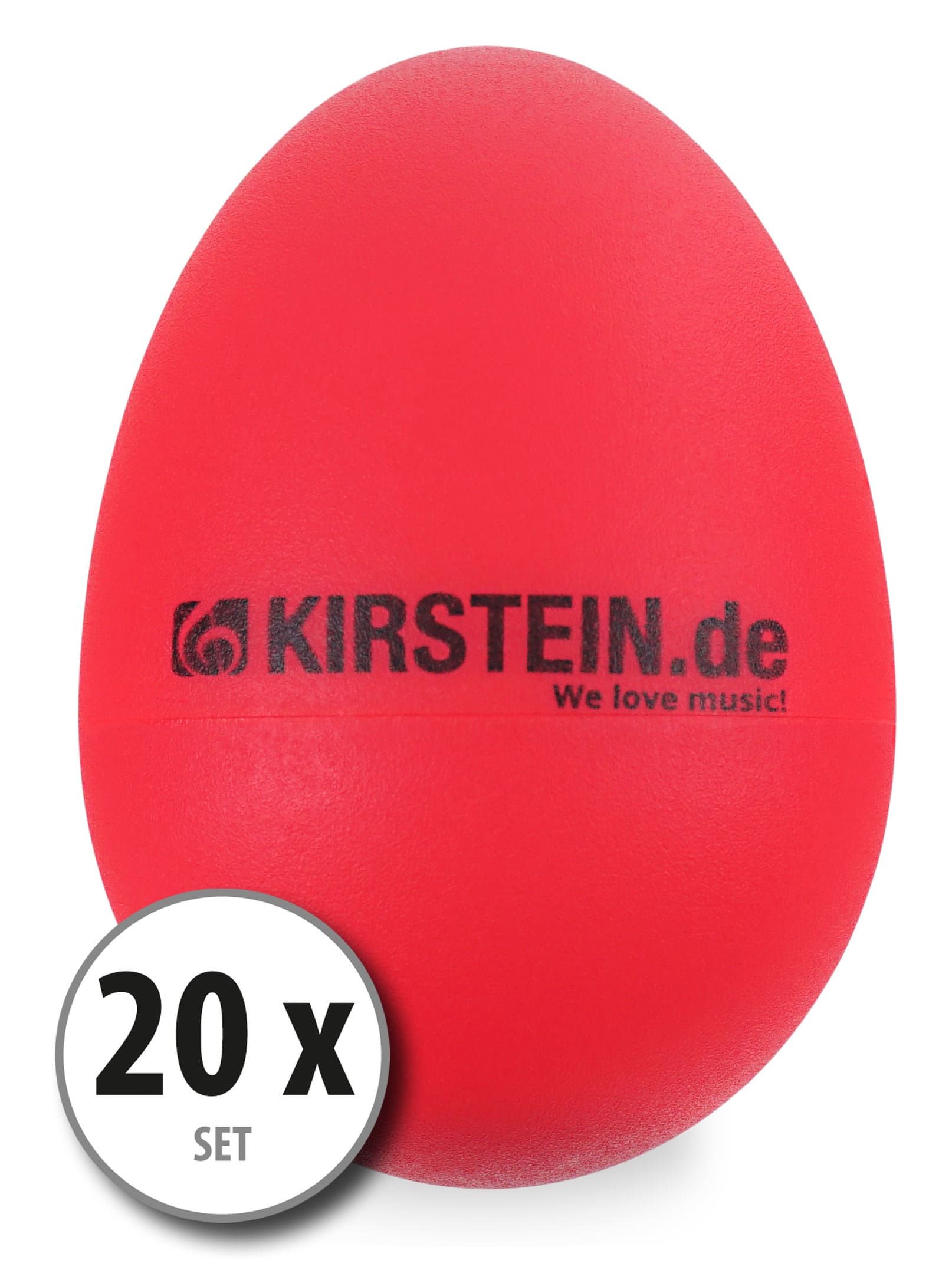 20x Kirstein ES-10R Egg Shaker rot Light Set