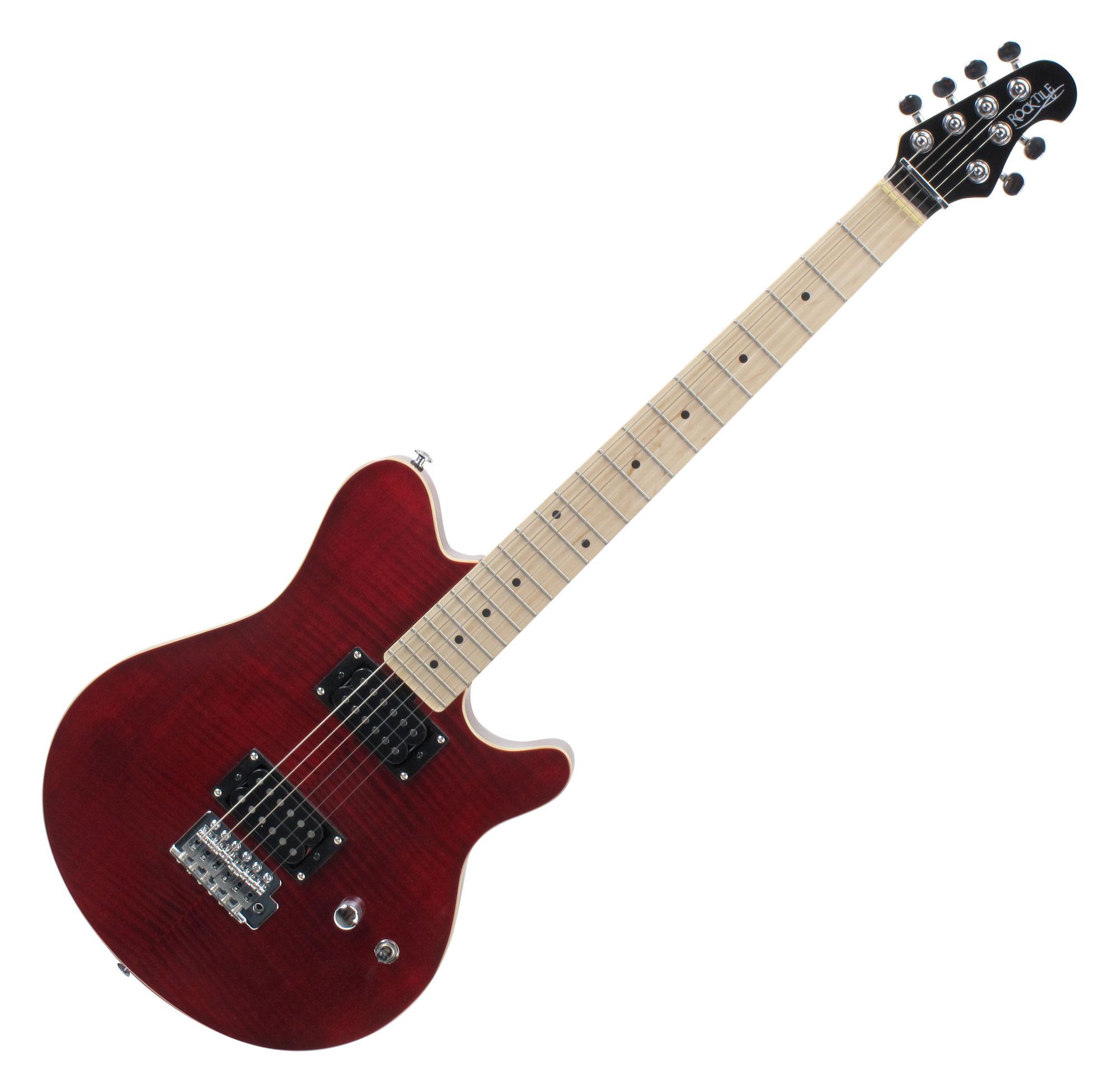 Rocktile Pro MM150-TR E-Gitarre Transparent Red  - Retoure (Zustand: sehr gut)