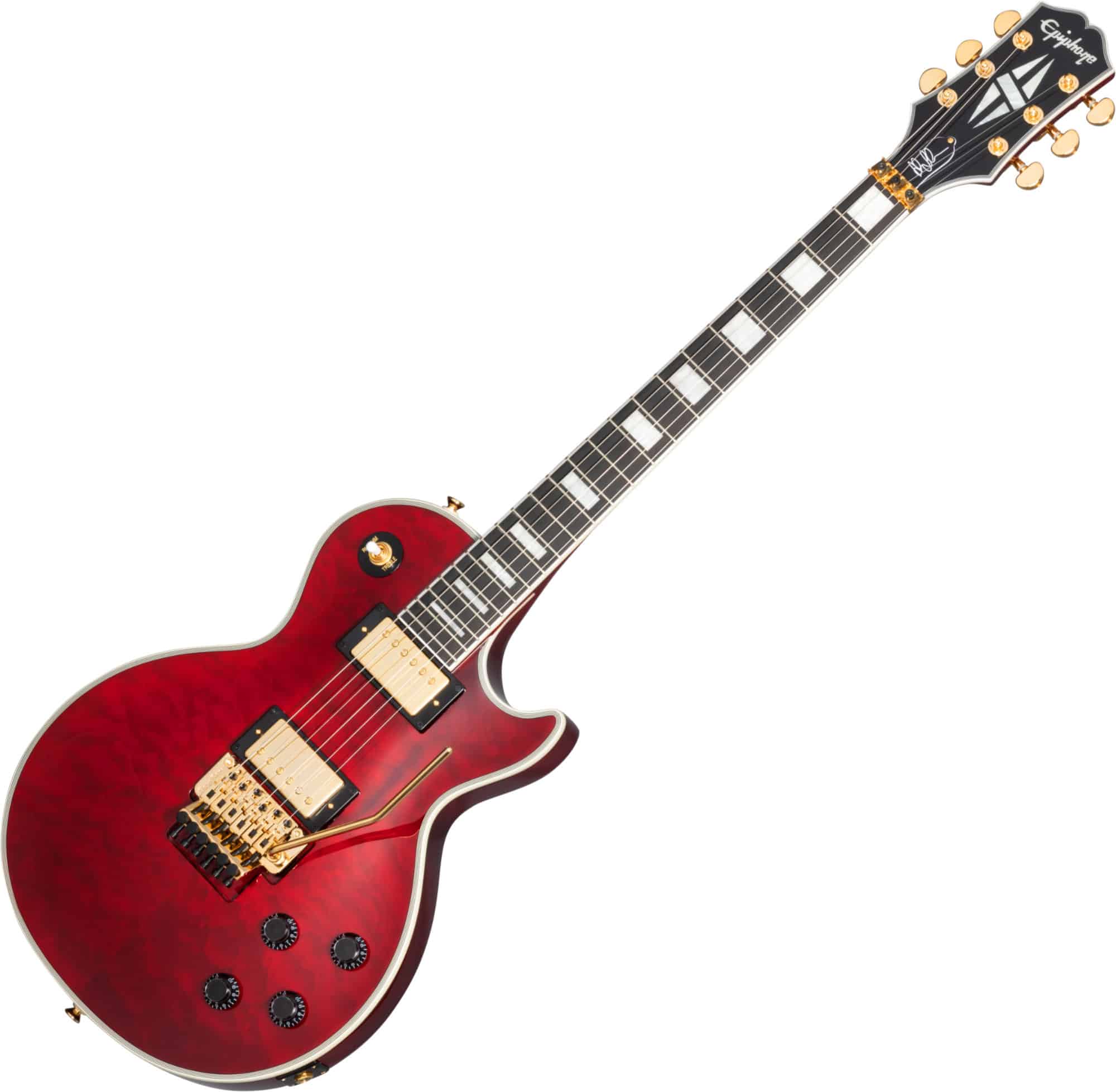 Epiphone Alex Lifeson Les Paul Custom Axcess Ruby  - Retoure (Zustand: sehr gut)