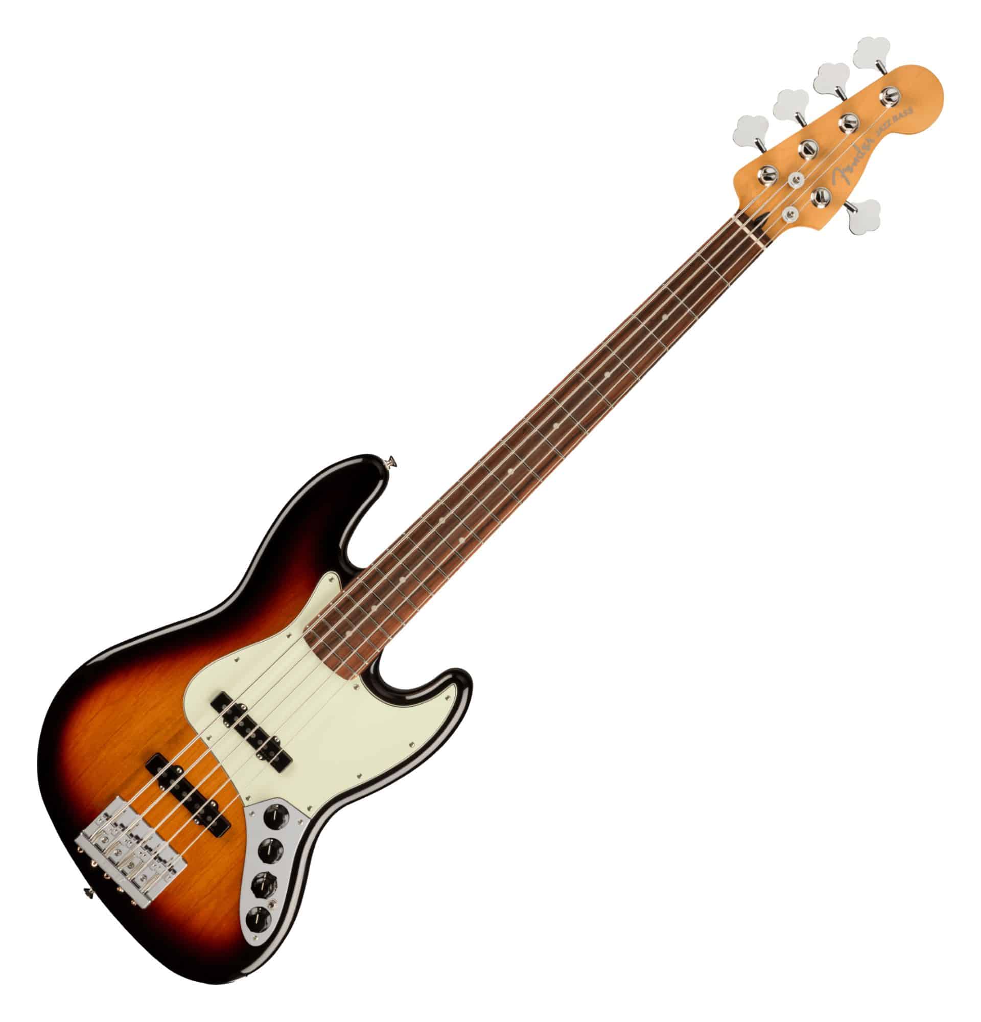 Fender Player Plus Jazz Bass V PF 3-Color Sunburst  - Retoure (Zustand: sehr gut)