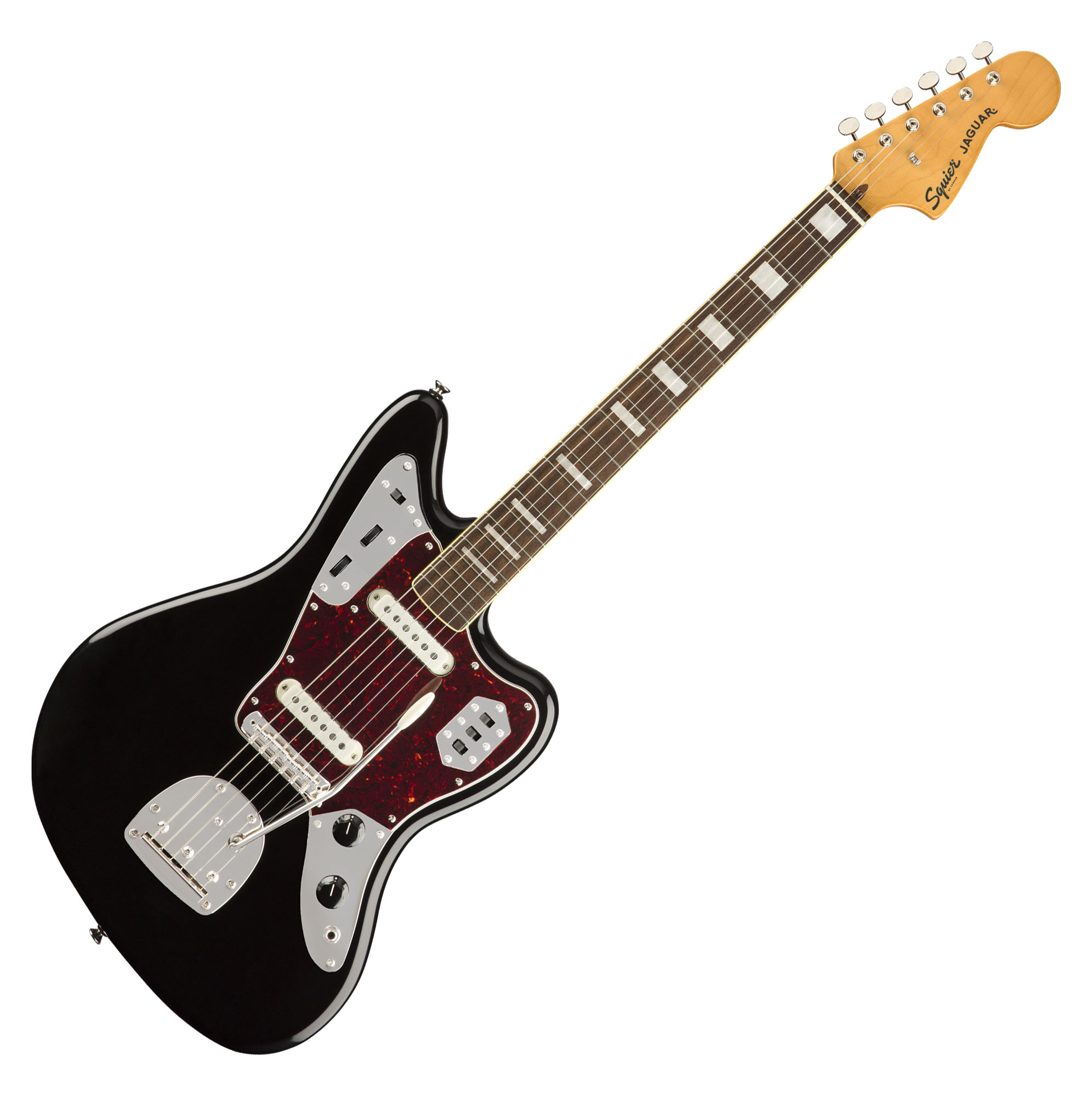 Squier Classic Vibe '70s Jaguar LRL Black  - Retoure (Zustand: sehr gut)