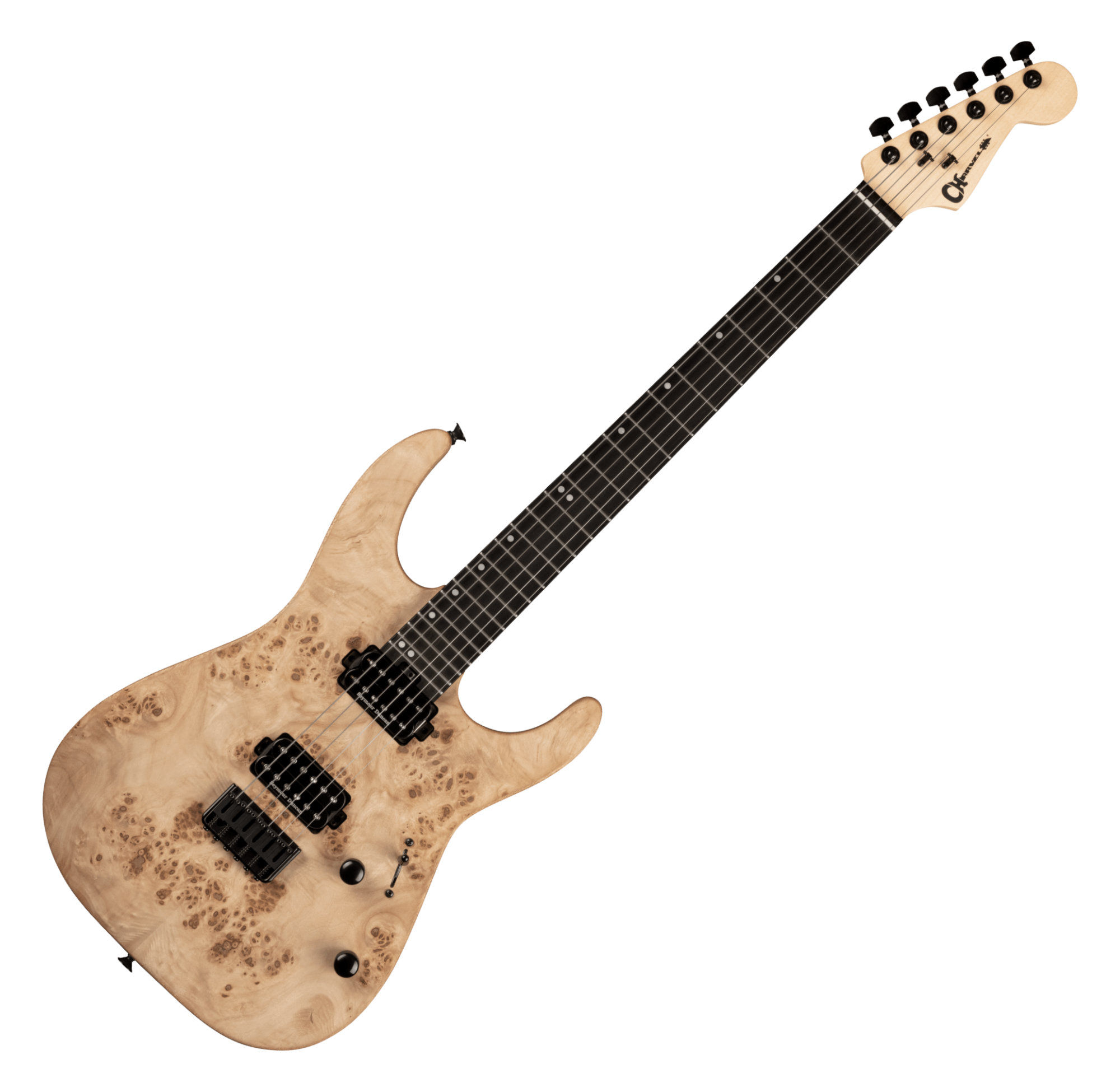 Charvel Pro-Mod DK24 HH HT E Mahogany with Poplar Burl Desert Sand  - Retoure (Zustand: sehr gut)