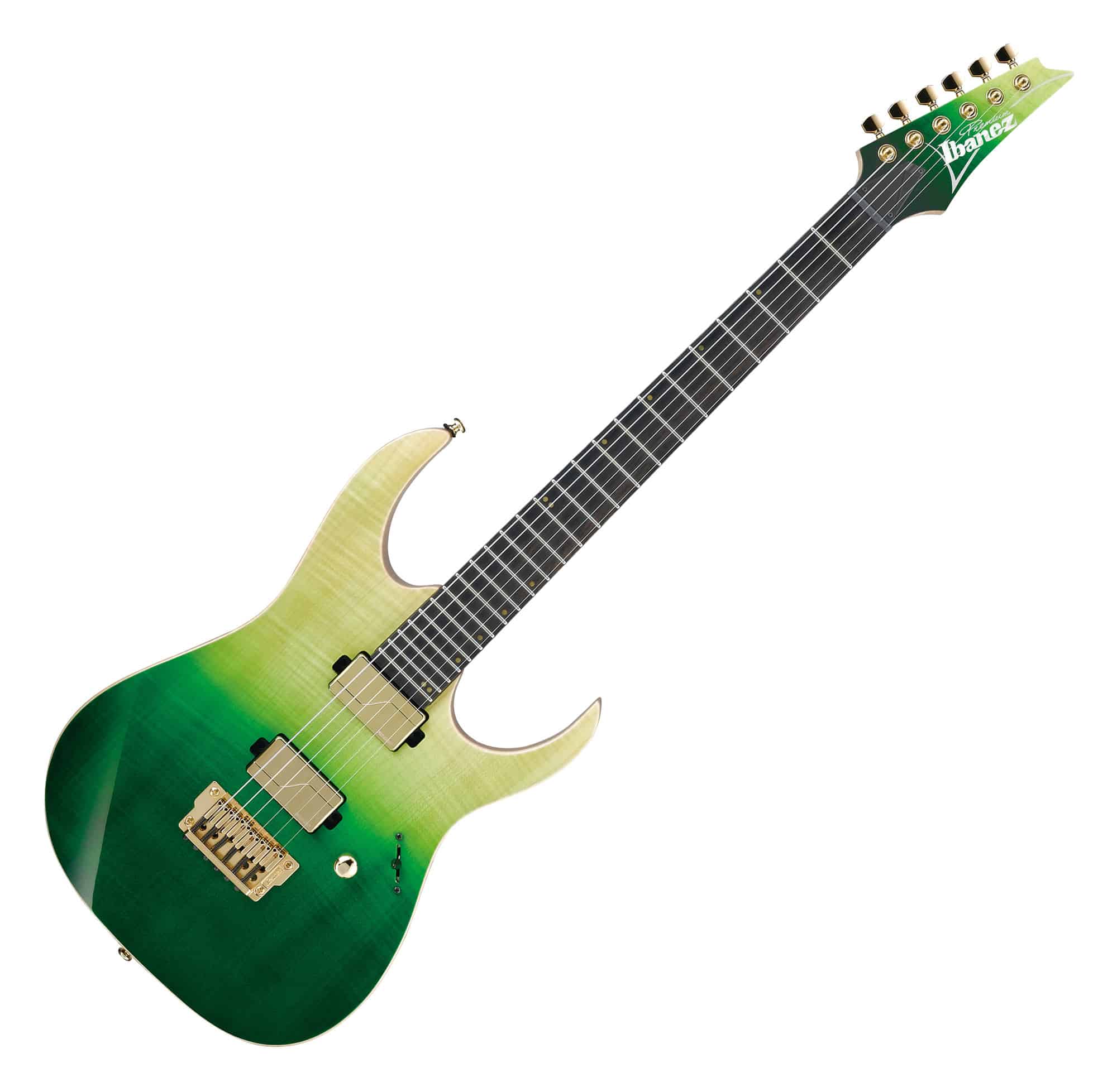 Ibanez LHM1-TGG Signature Transparent Green Gradation  - Retoure (Zustand: sehr gut)