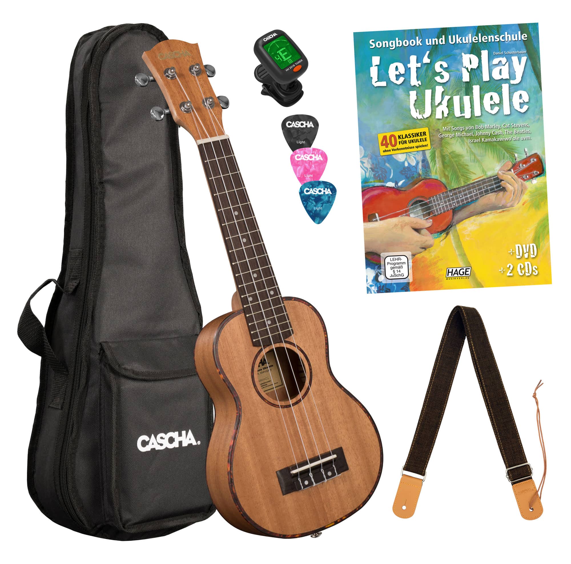 Cascha Sopran Ukulele Einsteiger Set  - Retoure (Zustand: sehr gut)