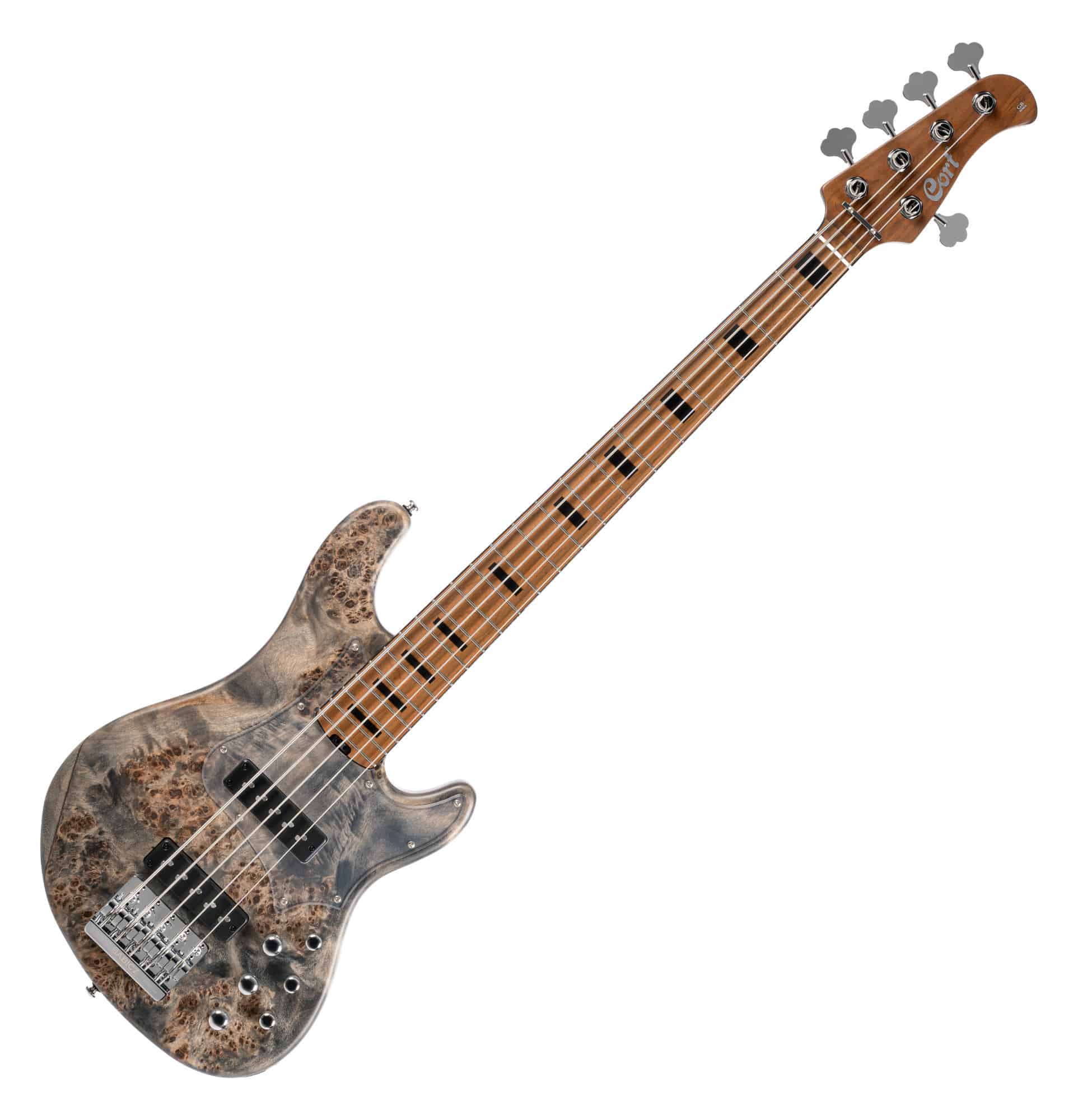 Cort GB Modern 5 E-Bass Open Pore Charcoal Gray