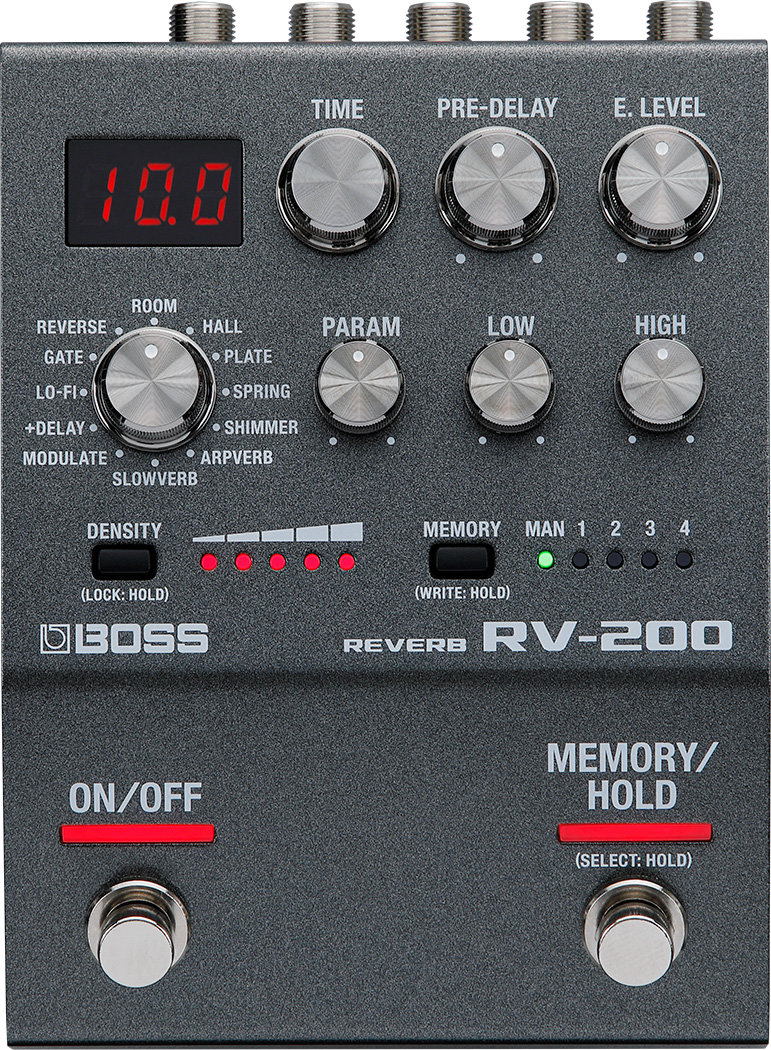 Boss RV-200 Reverb Pedal  - 1A Showroom Modell (Zustand: wie neu, in OVP)