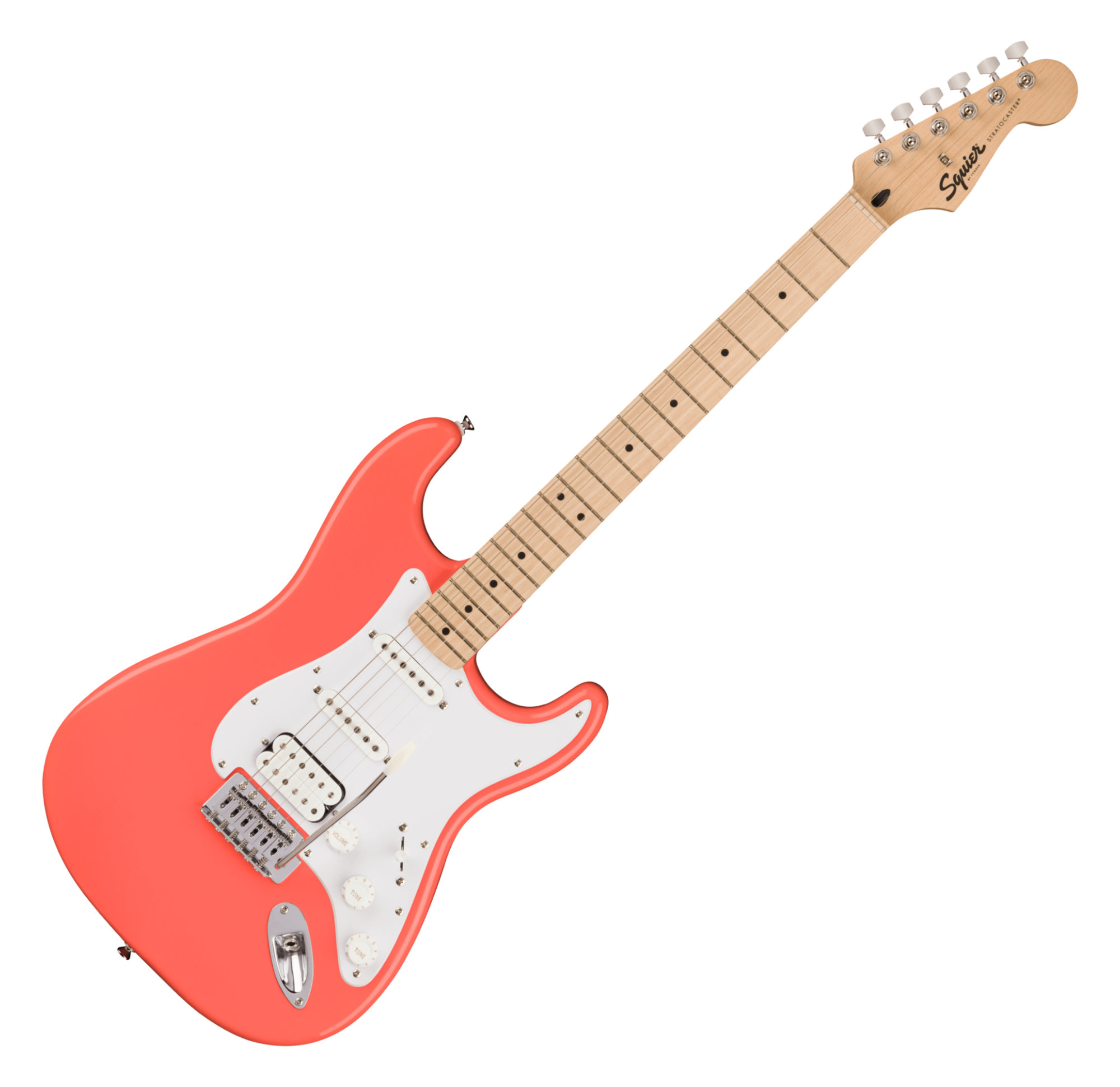 Squier Sonic Stratocaster HSS Tahitian Coral  - Retoure (Zustand: sehr gut)