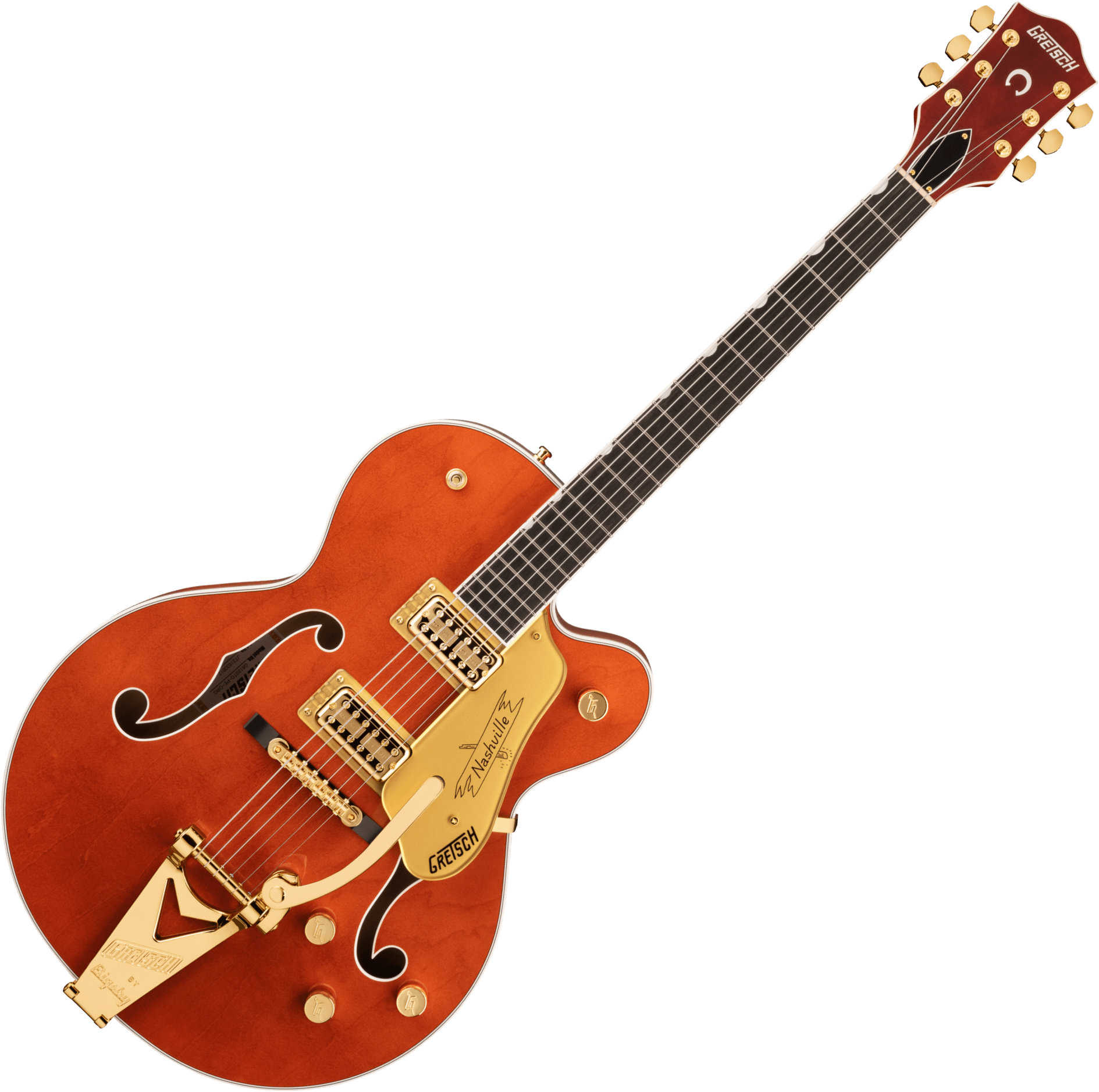 Gretsch G6120TG Players Edition Nashville Hollow Body with String-Thru Bigsby Orange Stain  - Retoure (Zustand: sehr gut...