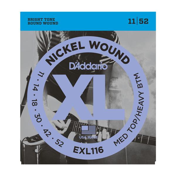 D'Addario EXL116 Medium Top/Heavy Bottom