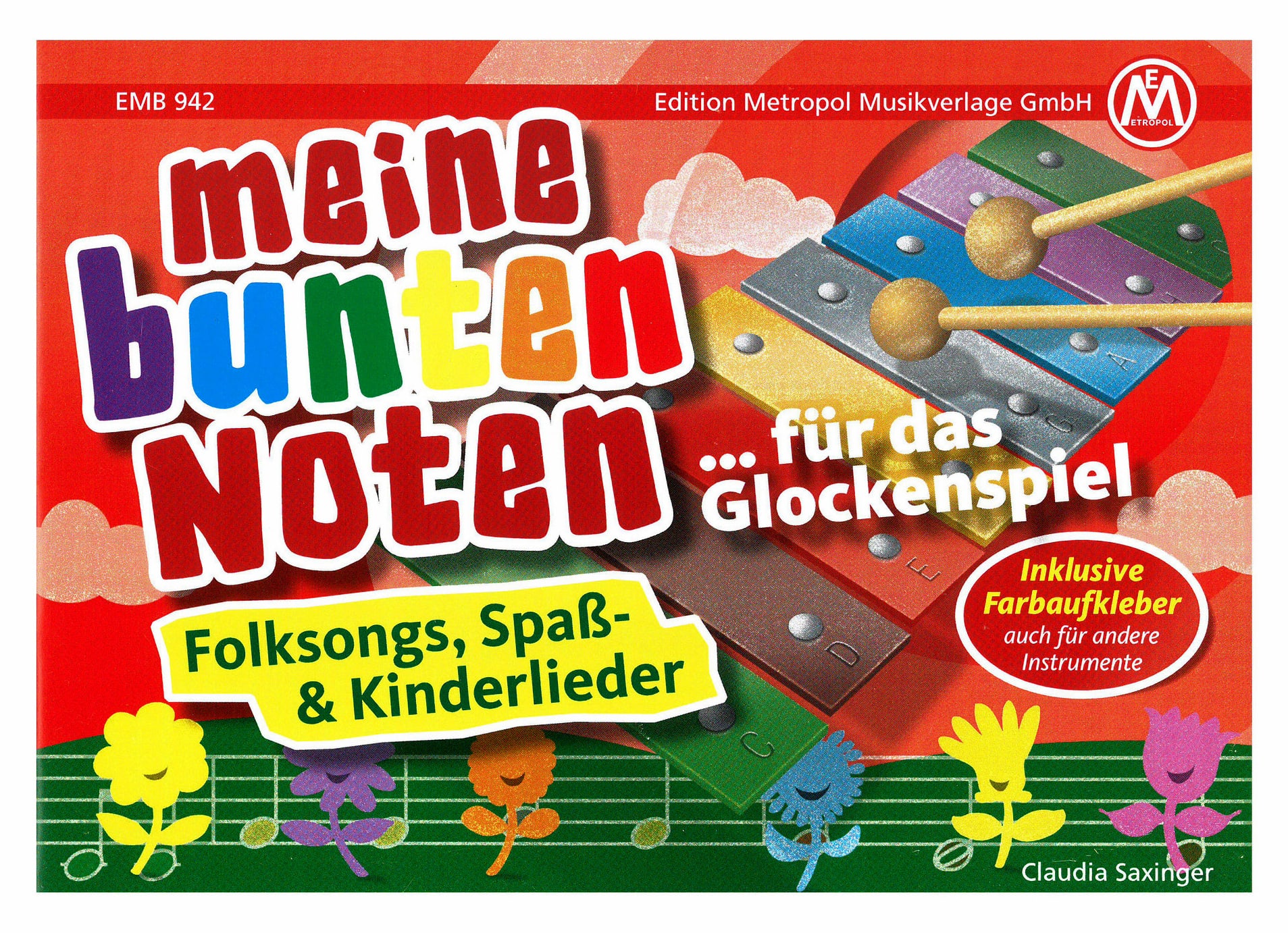 Meine bunten Noten für Glockenspiel