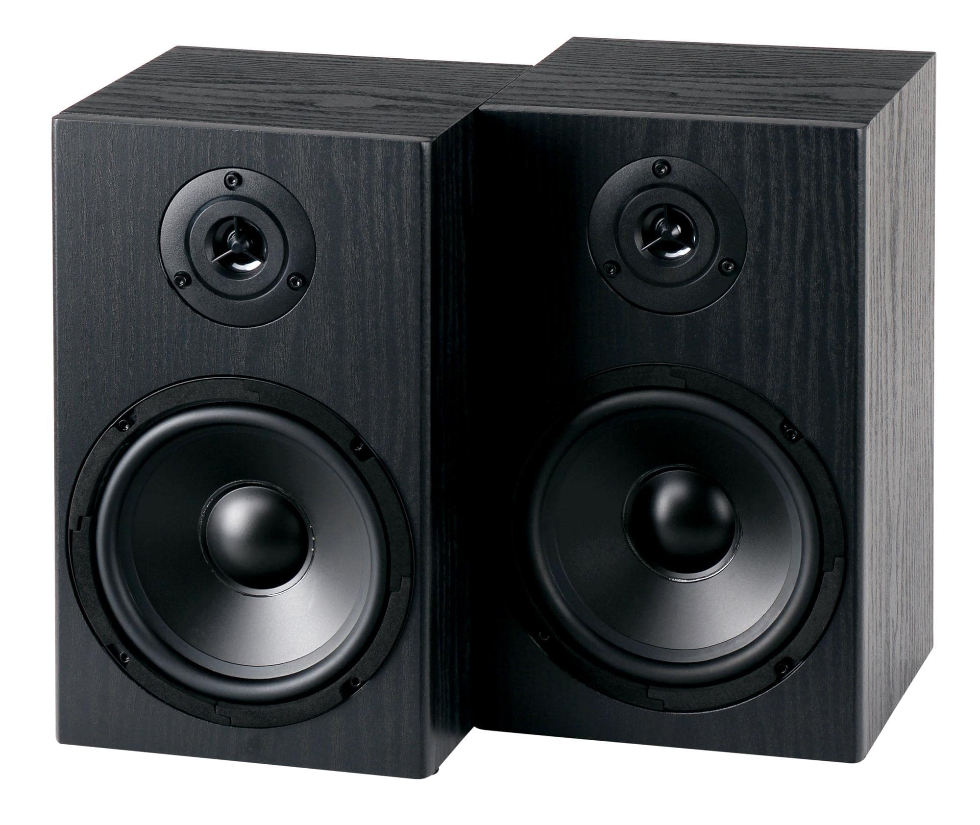 McGrey BSS-265 BK 6,5" HiFi Regallautsprecher Paar schwarz  2x 40W RMS  - Retoure (Zustand: sehr gut)