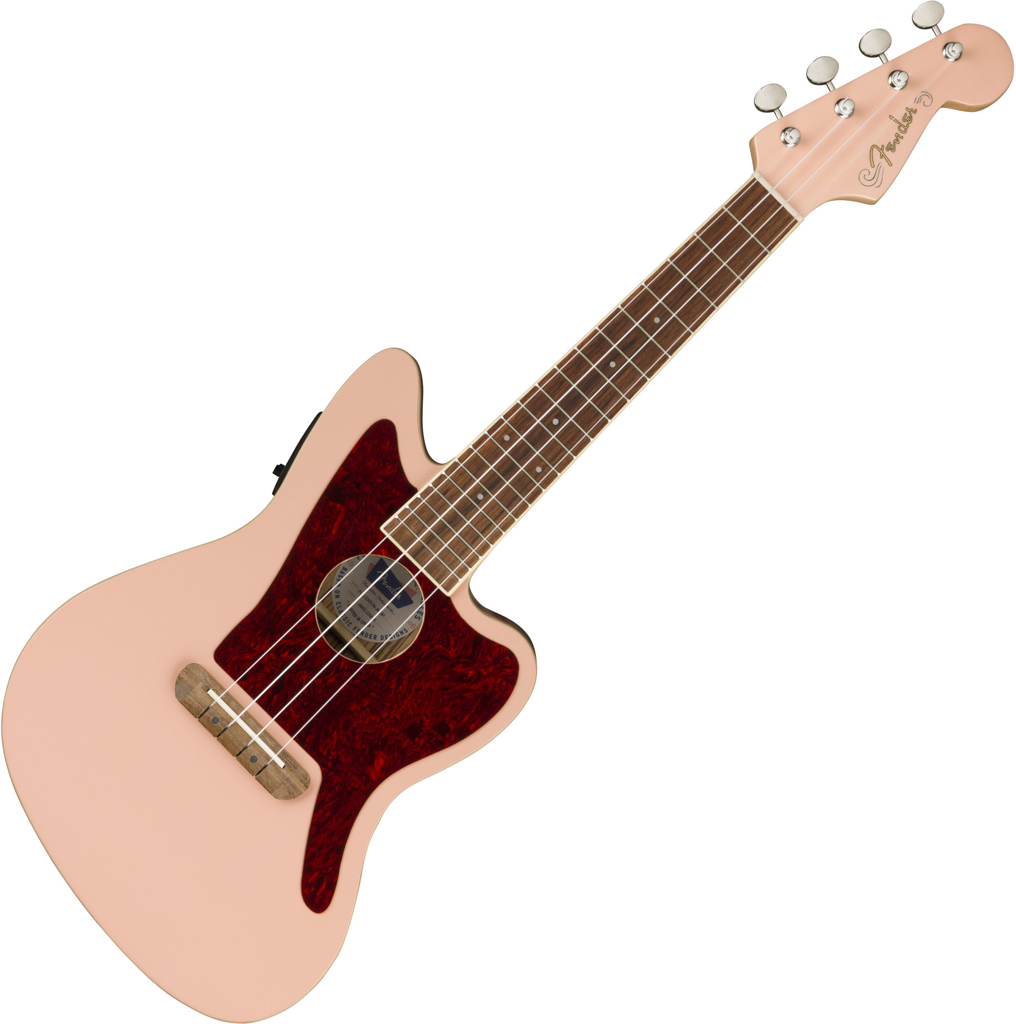 Fender Fullerton Jazzmaster Ukulele Shell Pink  - Retoure (Zustand: sehr gut)