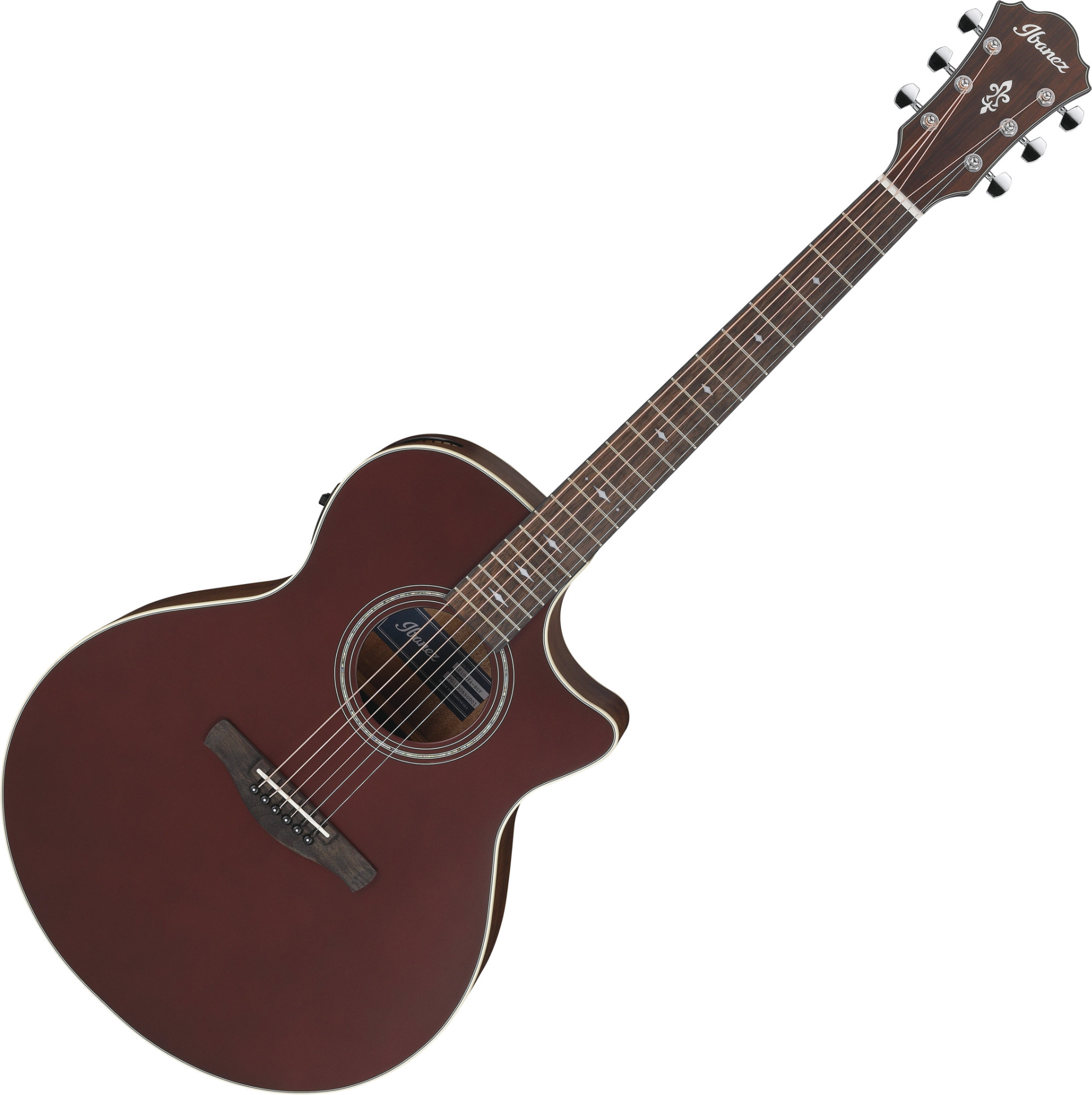 Ibanez AE100-BUF Burgundy Flat