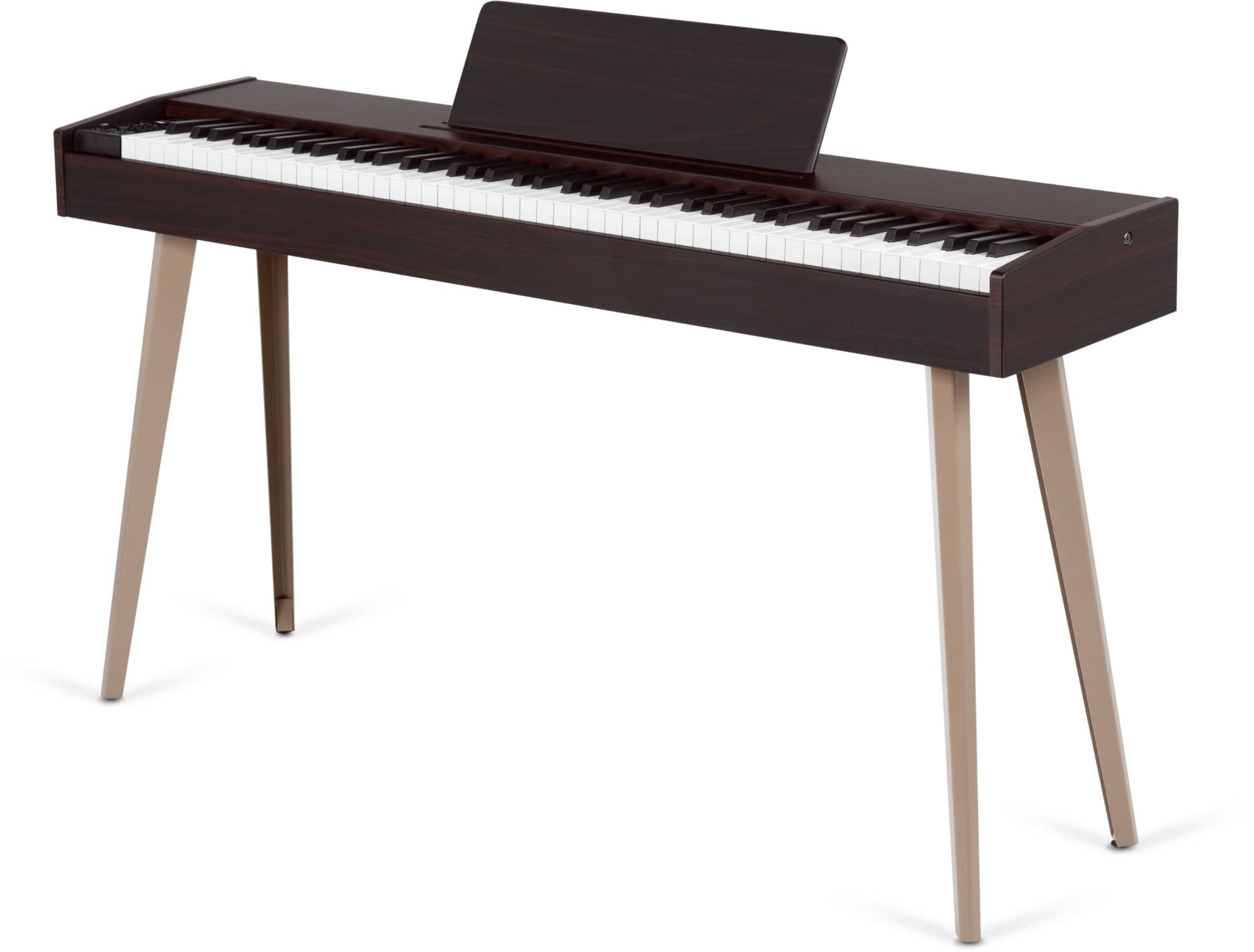 McGrey DP-17 WD Design Piano dunkle Walnuss