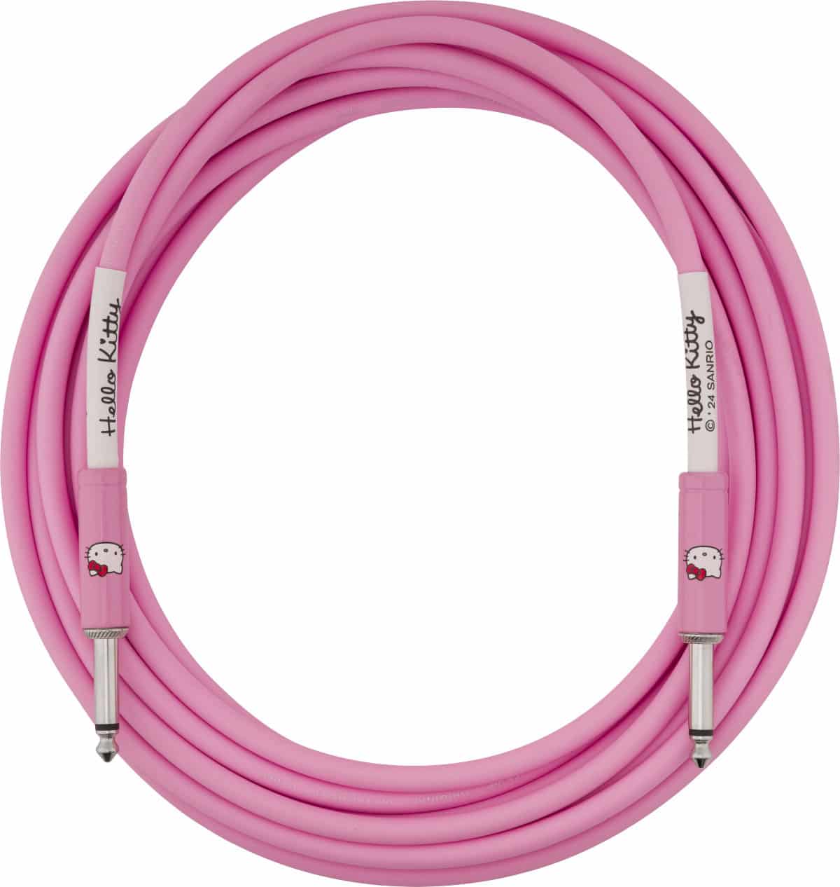 Fender Original 5,5m Kabel Hello Kitty Pink